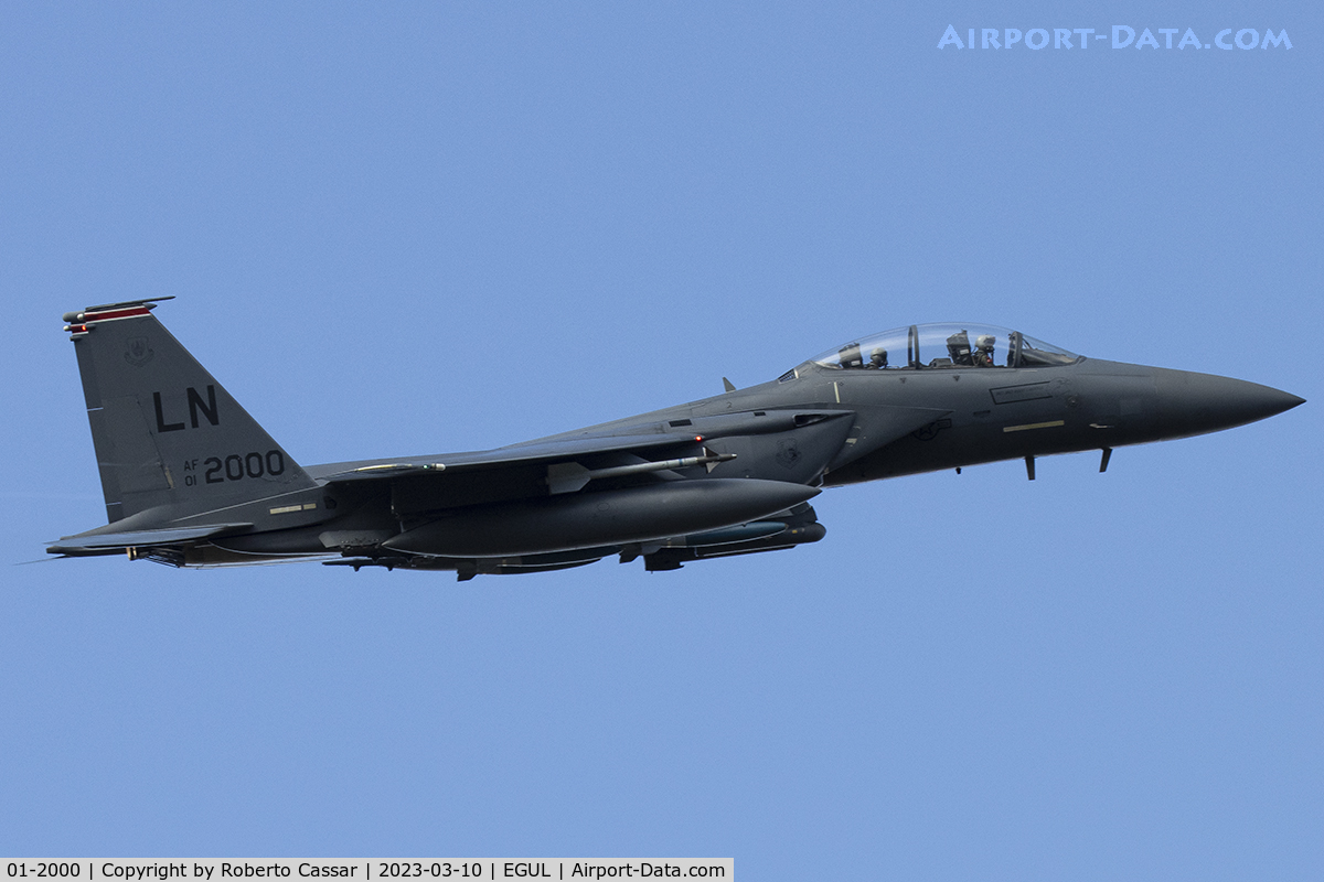 01-2000, 2001 McDonnell Douglas F-15E Strike Eagle C/N 1371/E232, Lakenheath