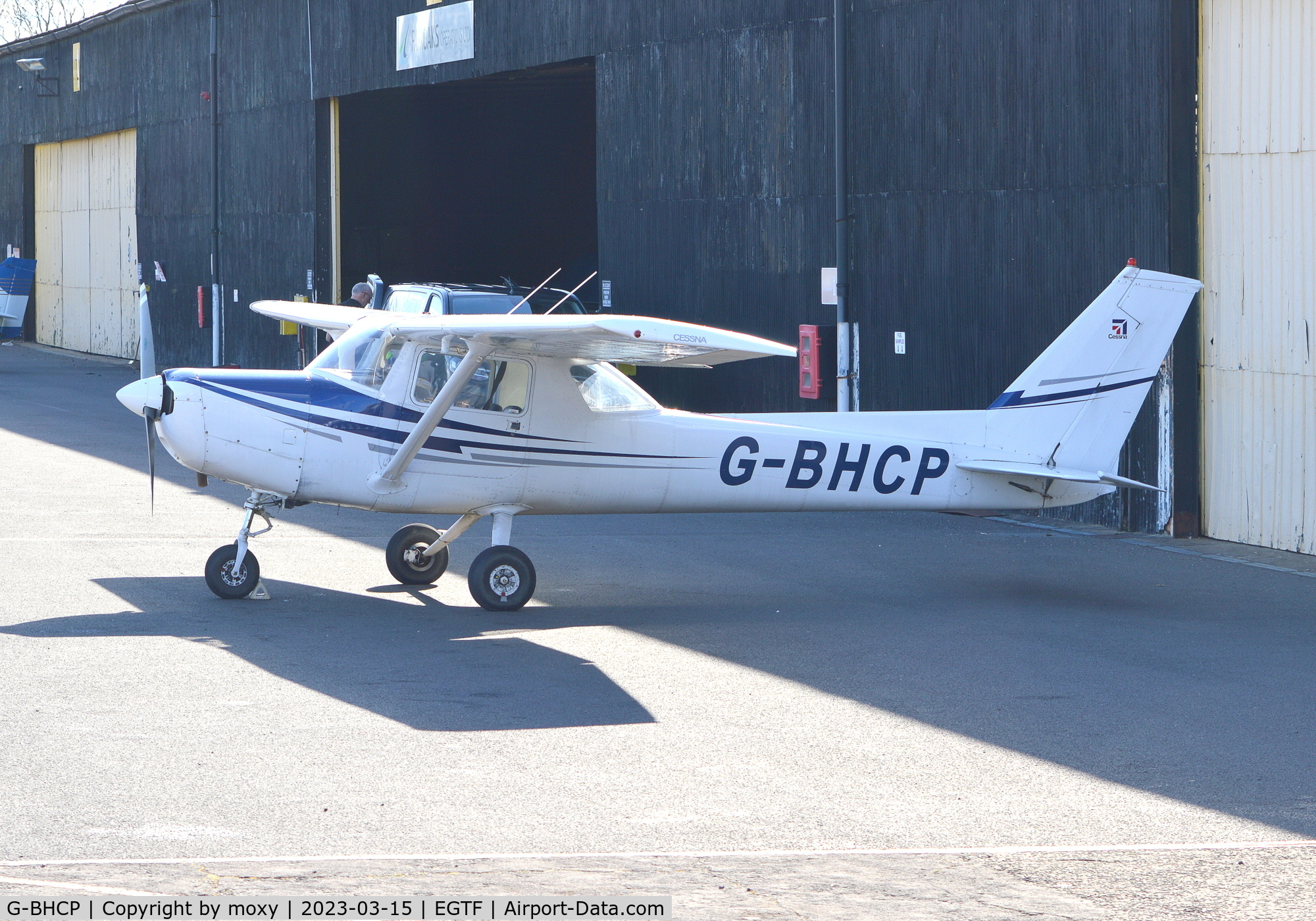 G-BHCP, 1979 Reims F152 C/N 1640, Reims Cessna F152 at Fairoaks.