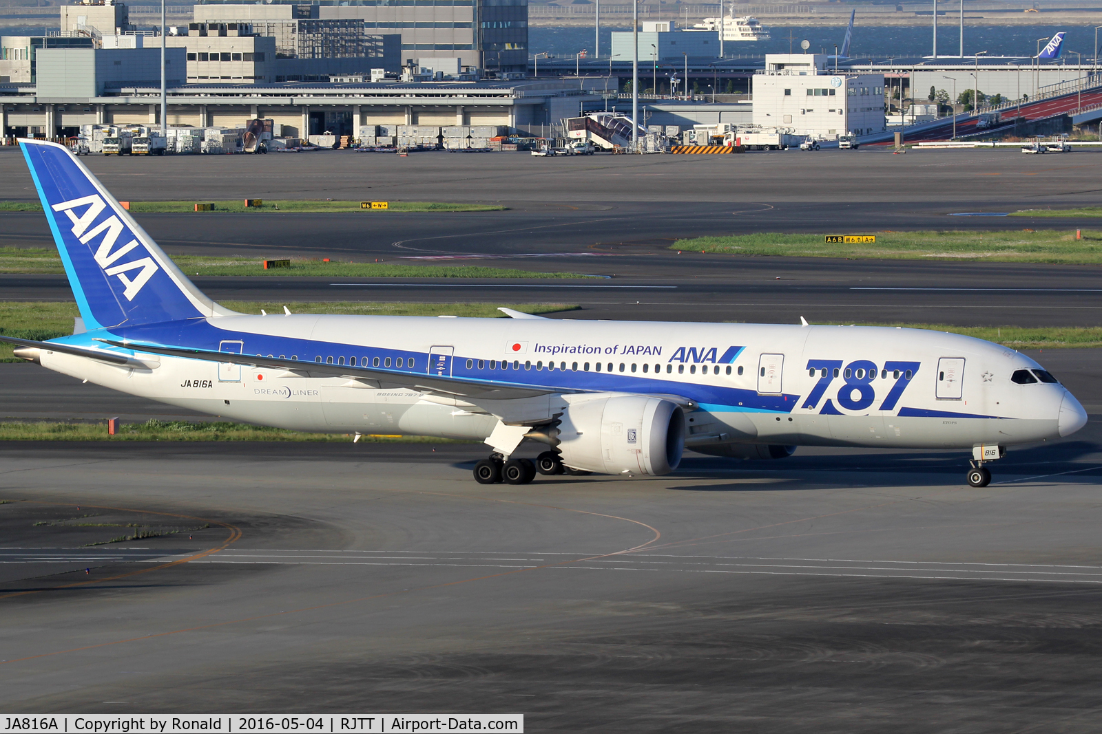 JA816A, 2012 Boeing 787-8 Dreamliner C/N 34507, at hnd