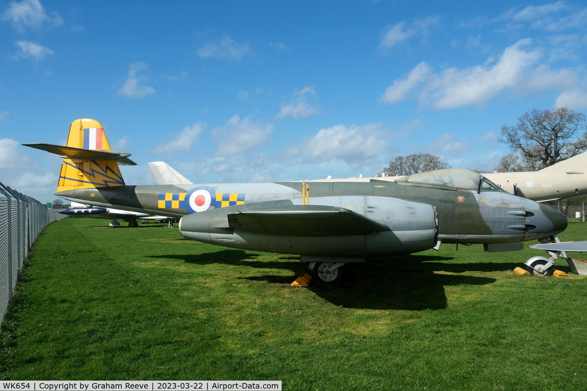 WK654, 1952 Gloster Meteor F.8 C/N Not found WK654, On display at the 