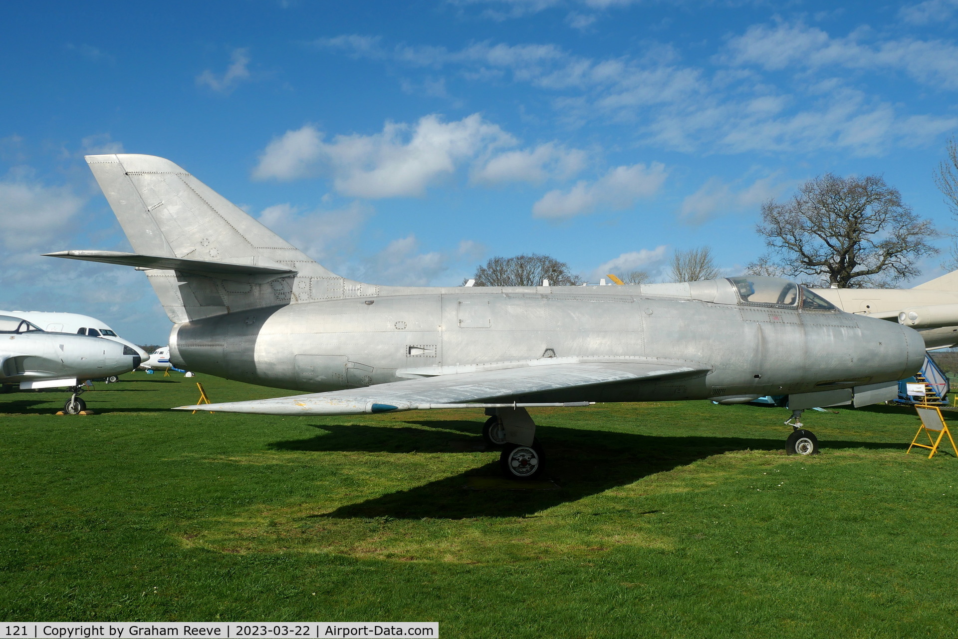 121, Dassault MD-454 Mystere IVA C/N 121, On display at the 