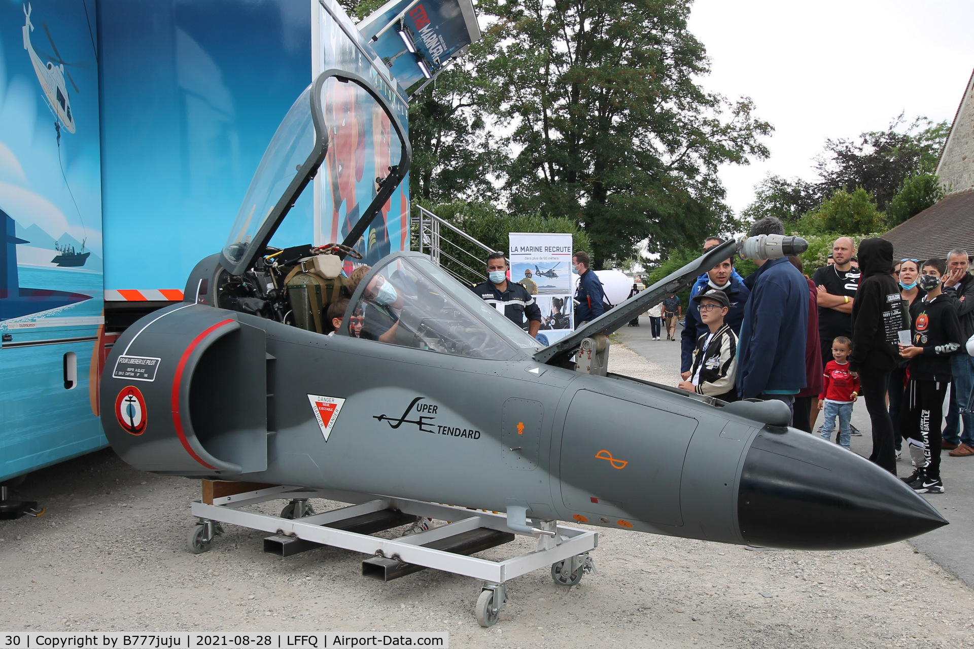 30, Dassault Super Etendard C/N 30, during Ferté Alais 2021