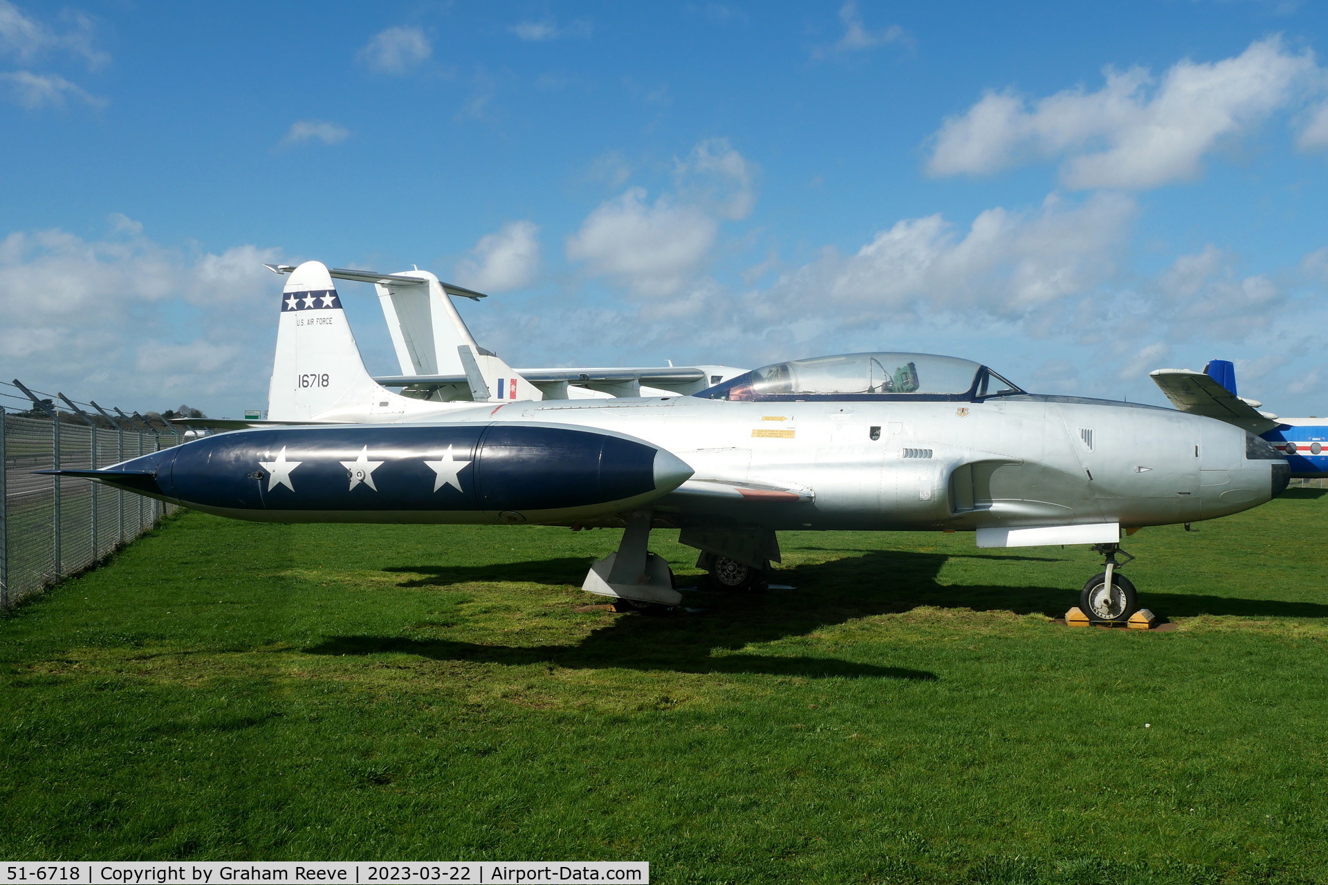 51-6718, 1951 Lockheed T-33A Shooting Star C/N 580-6050, On display at the 