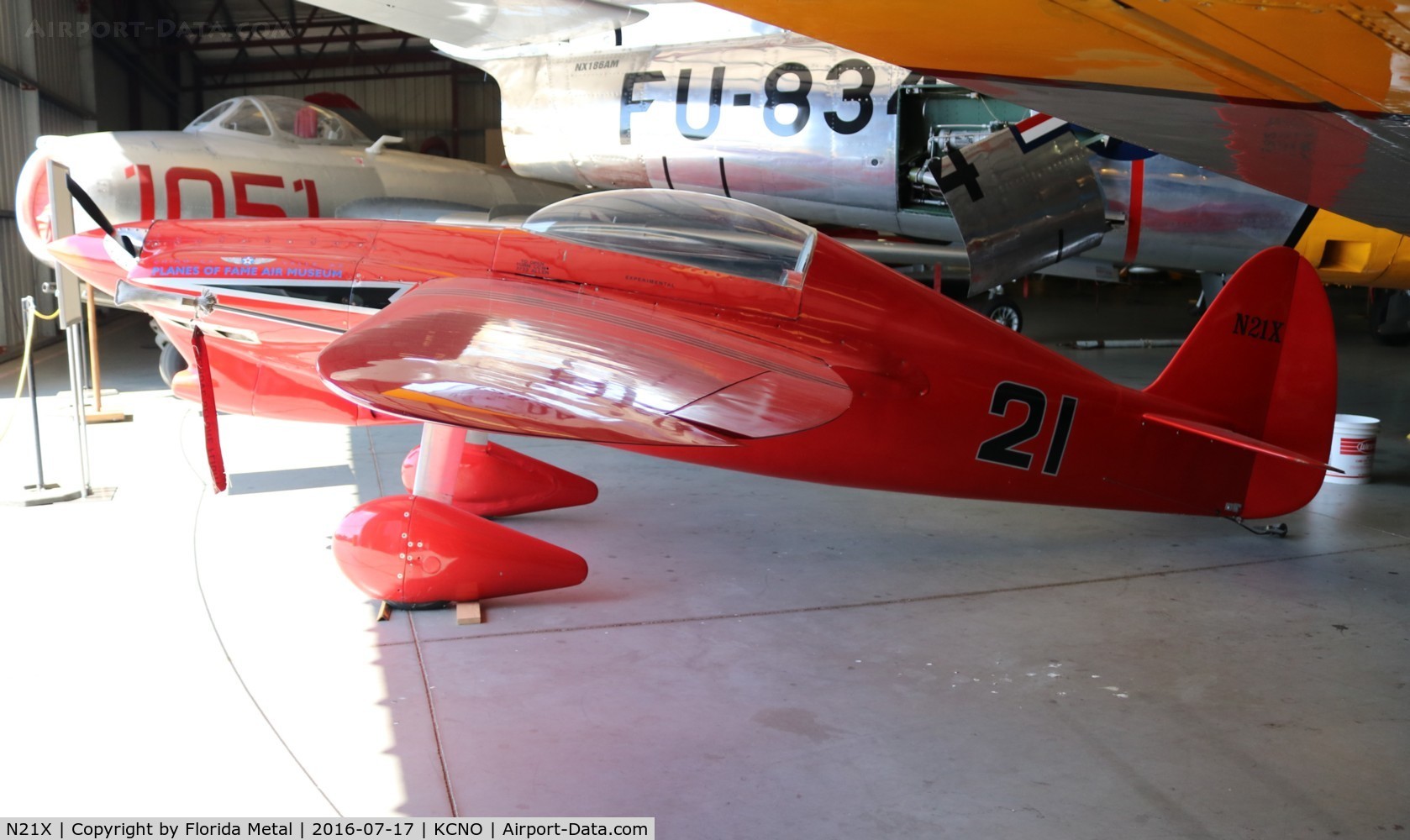 N21X, 1971 Williams W-17 C/N 1, Planes of Fame 2016