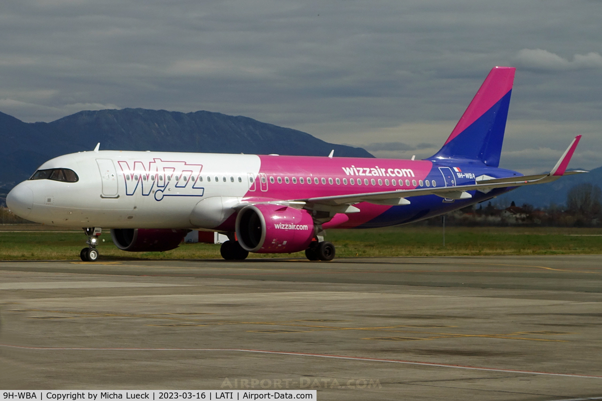 9H-WBA, 2020 Airbus A320-271N C/N 10129, At Rinas Mother Teresa Airport