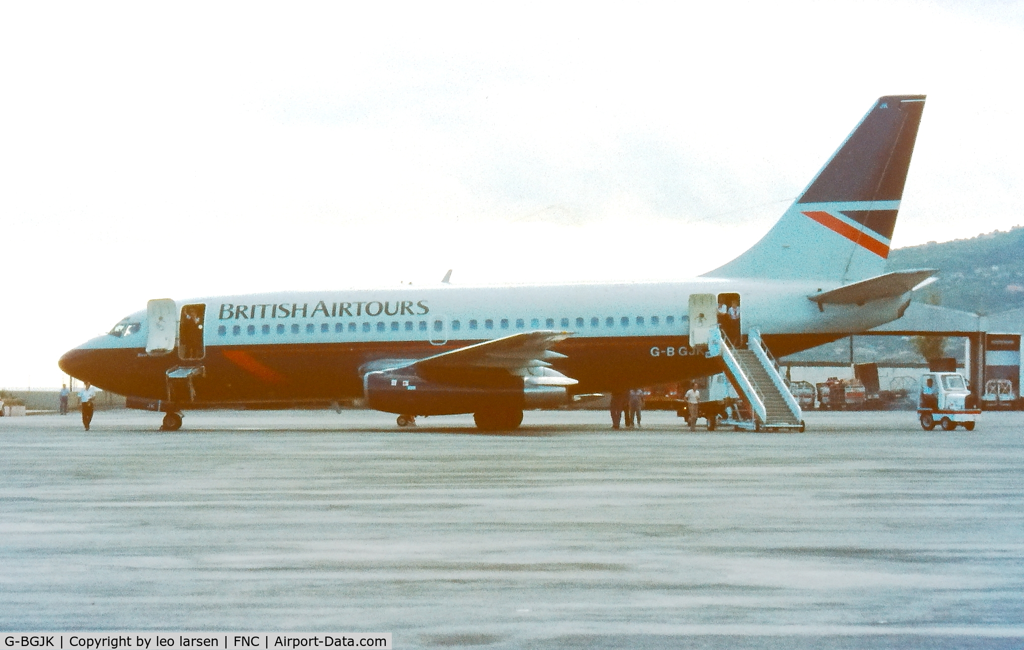 G-BGJK, 1981 Boeing 737-236 C/N 22032, Funchal 15.10-1986