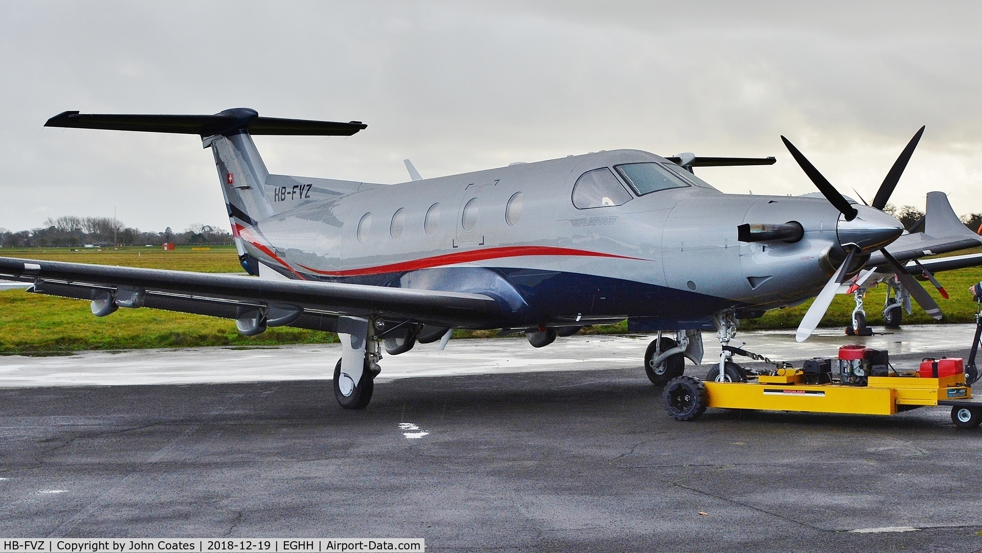 HB-FVZ, 2000 Pilatus PC-12 C/N 343, At BAS