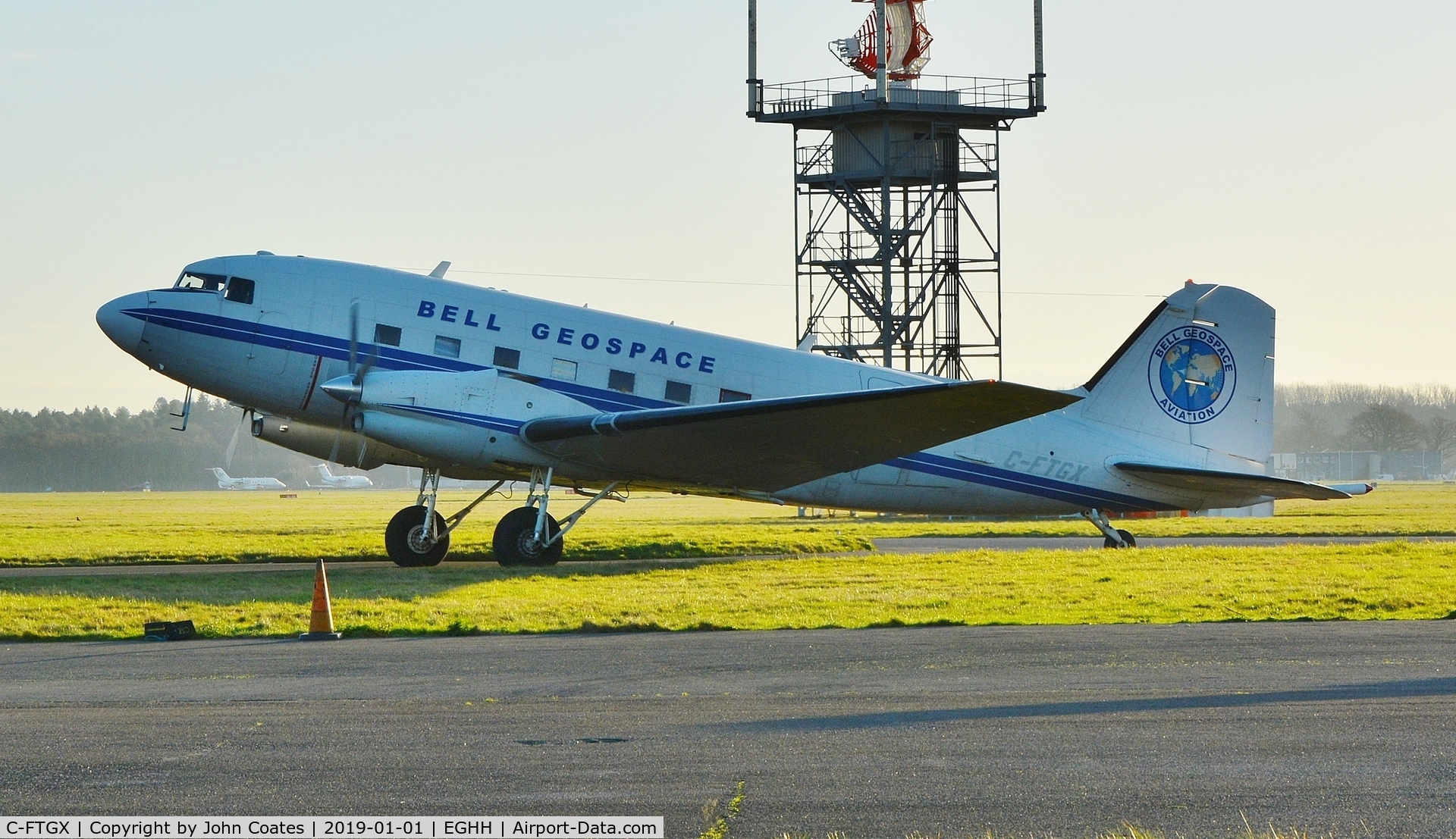 C-FTGX, 1944 Douglas Basler BT67 (DC-3TP) C/N 25769, Taxiing on arrival