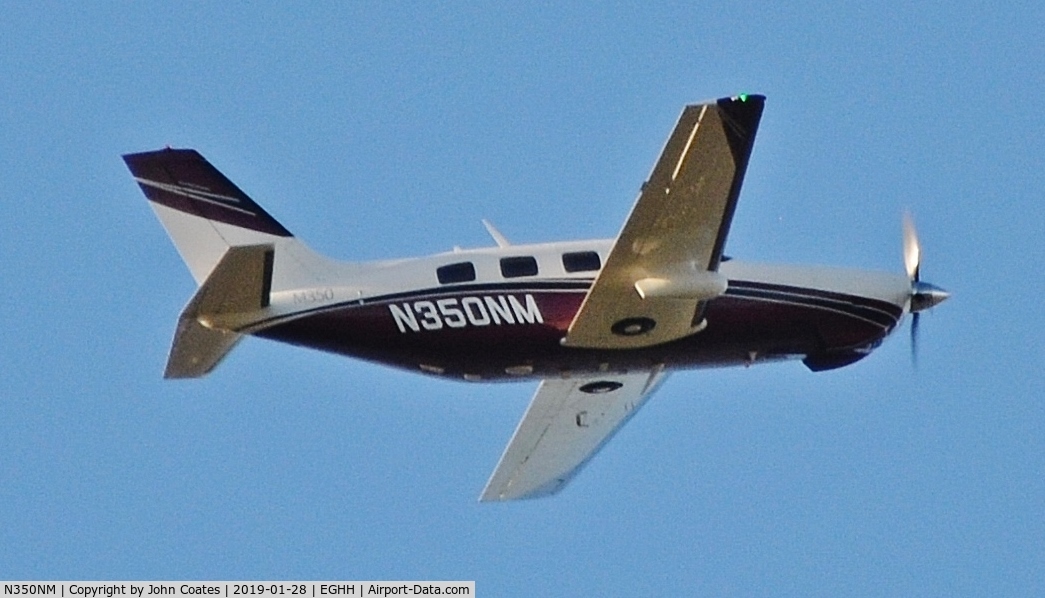 N350NM, 2015 Piper PA-46-350P Malibu Mirage Malibu Mirage C/N 4636659, Departing