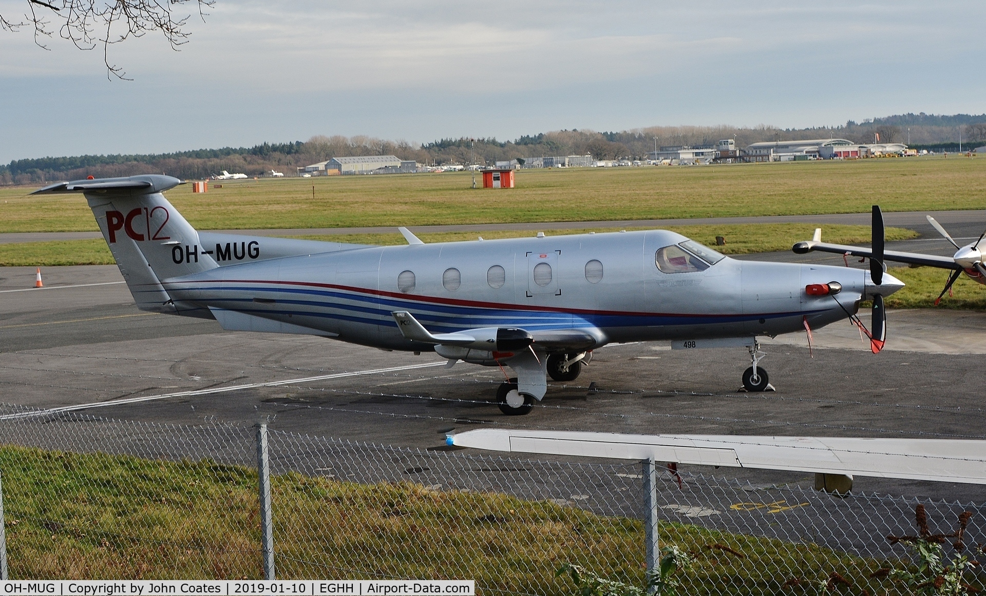 OH-MUG, 2003 Pilatus PC-12/45 C/N 498, At BAS