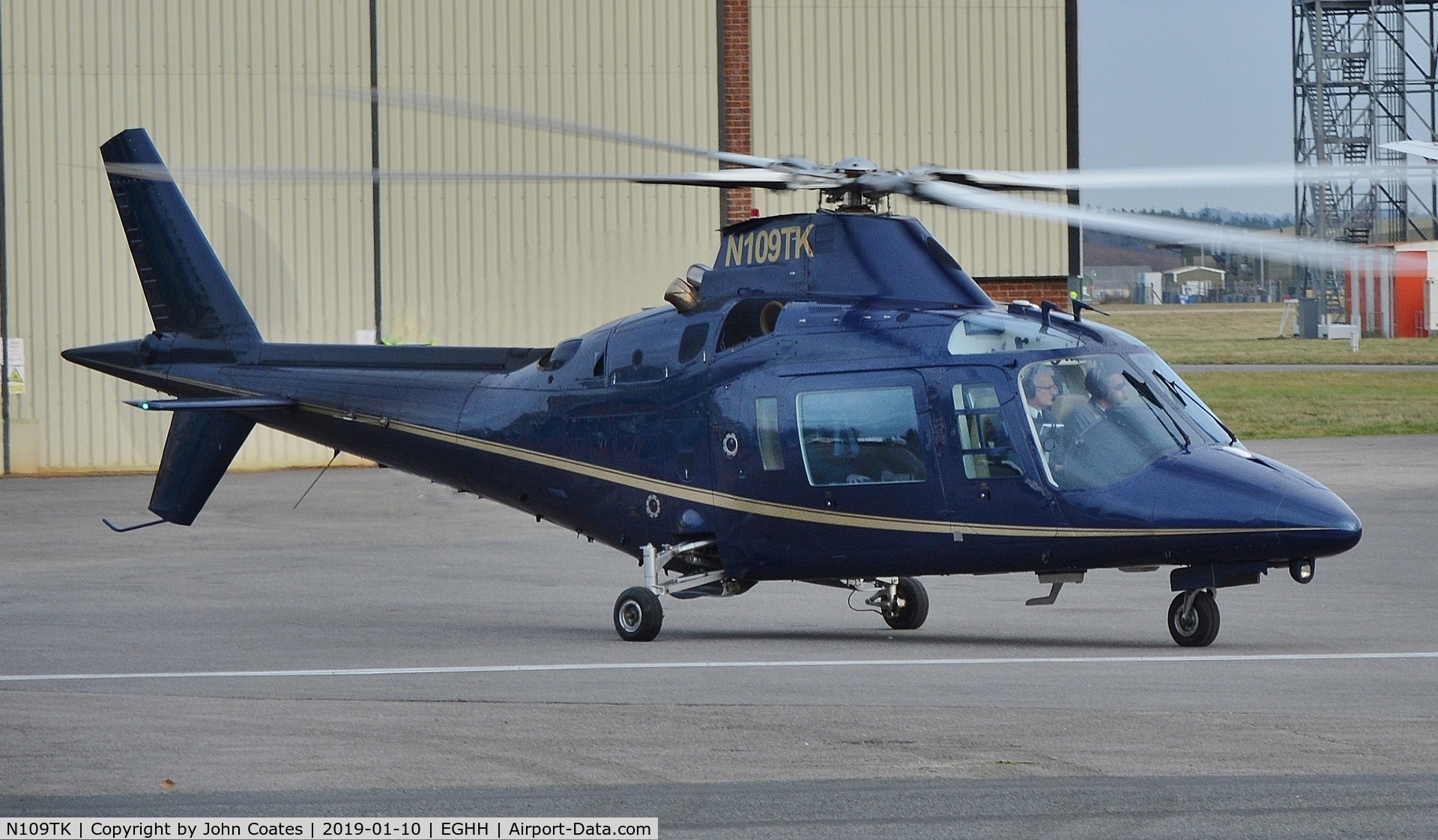 N109TK, 1991 Agusta A-109C C/N 7650, At Technicair