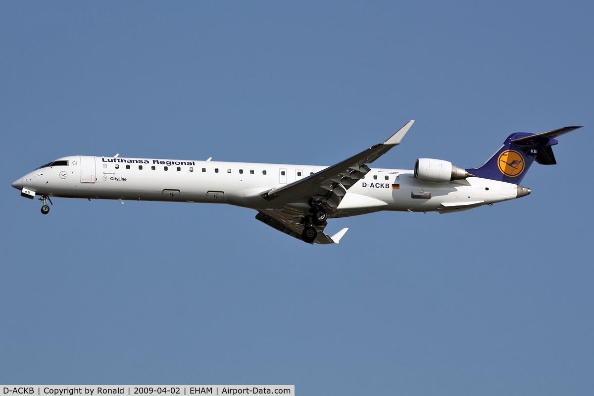 D-ACKB, 2006 Bombardier CRJ-900LR (CL-600-2D24) C/N 15073, at spl