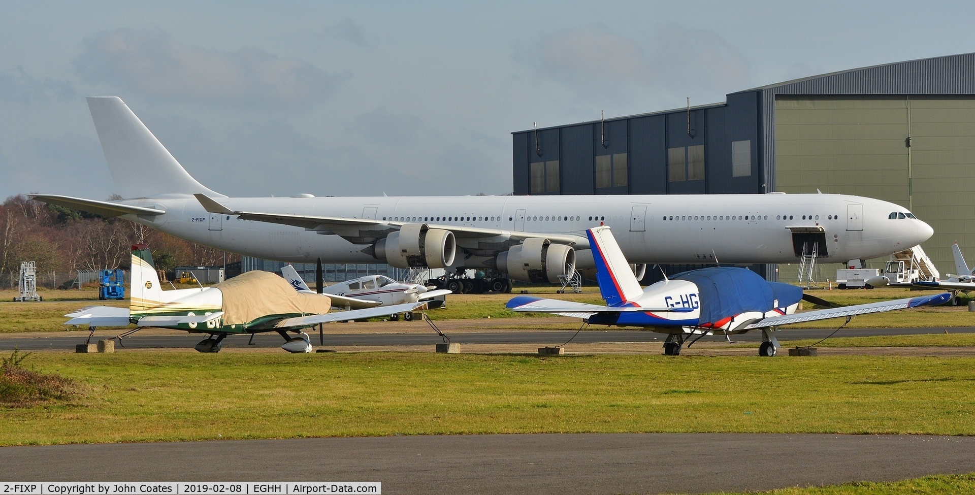 2-FIXP, 2009 Airbus A340-642X C/N 1030, Receiving tlc