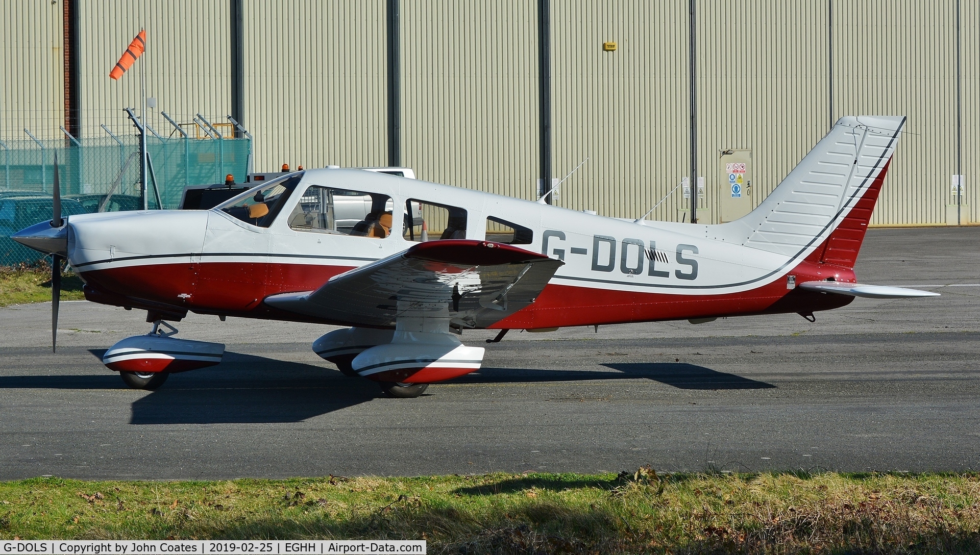 G-DOLS, 1994 Piper PA-28-236 Dakota C/N 28-11046, On way to paintshop