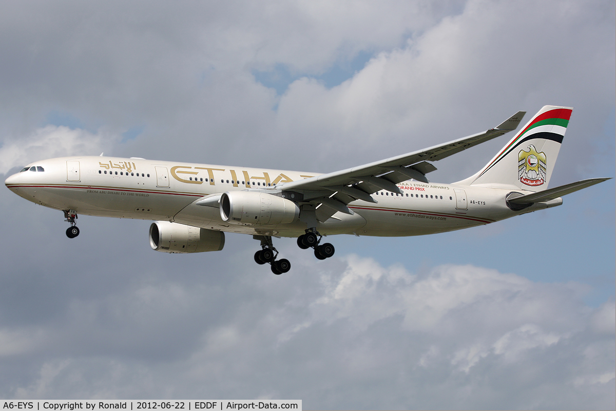 A6-EYS, 2009 Airbus A330-243 C/N 991, at fra