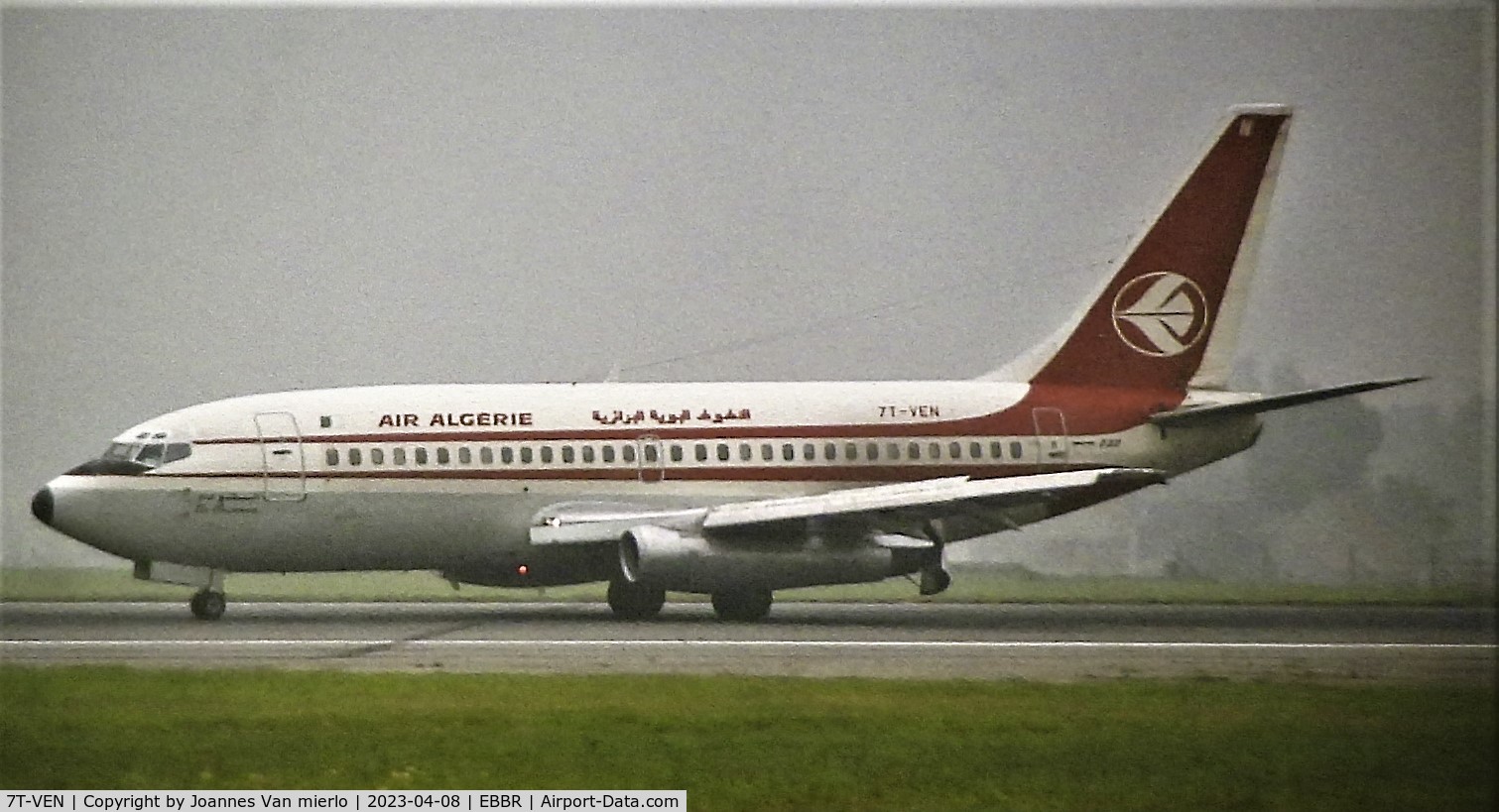 7T-VEN, 1976 Boeing 737-2D6 C/N 21211/454, Slide scan
