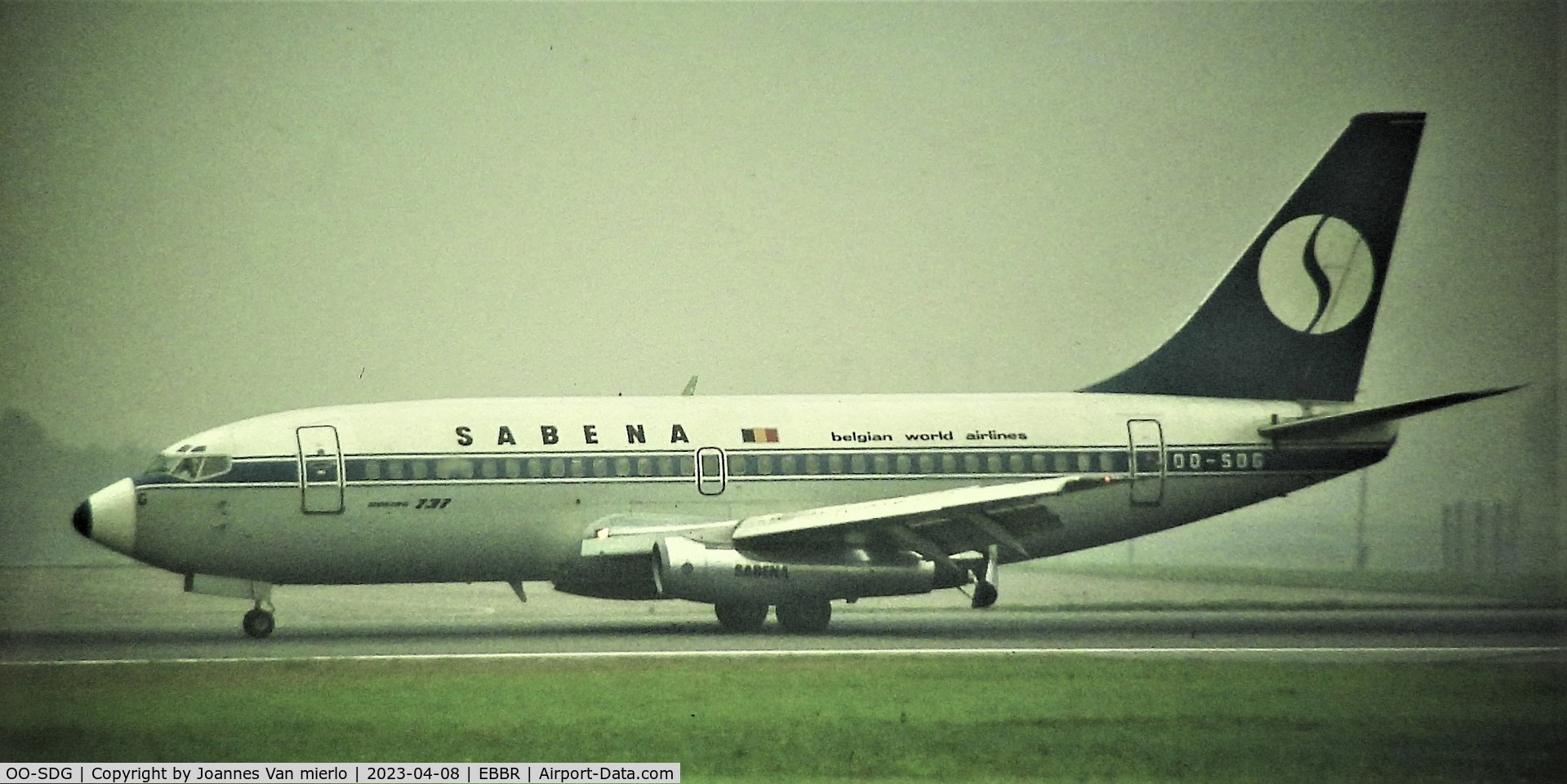 OO-SDG, 1975 Boeing 737-229 C/N 21135, Slide scan
