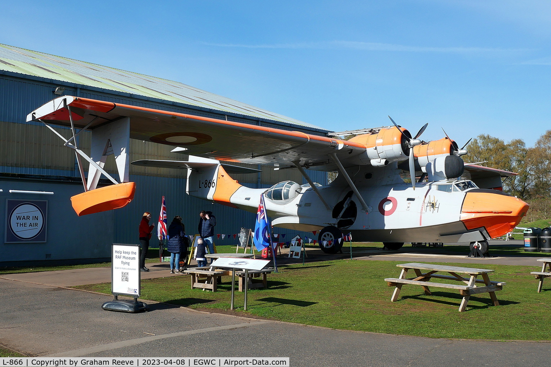 L-866, Consolidated PBY-6A Catalina C/N 2063, On display at the RAF Museum, Cosford.