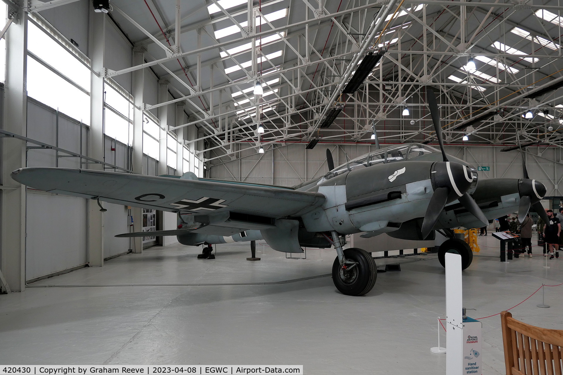 420430, Messerschmitt Me-410A C/N 420430, On display at the RAF Museum, Cosford.