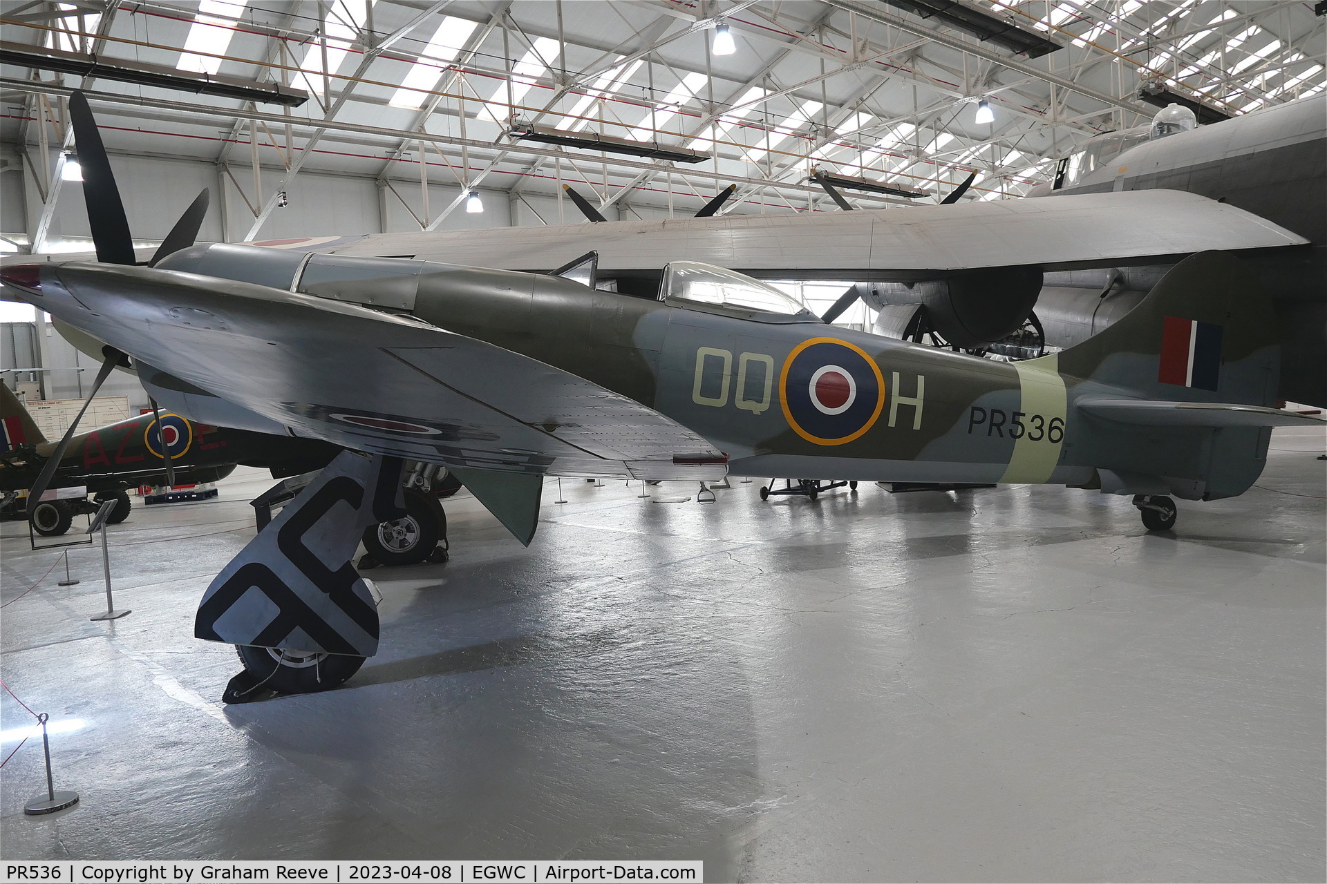 PR536, Hawker Tempest II C/N Not found HA457, On display at the RAF Museum, Cosford.