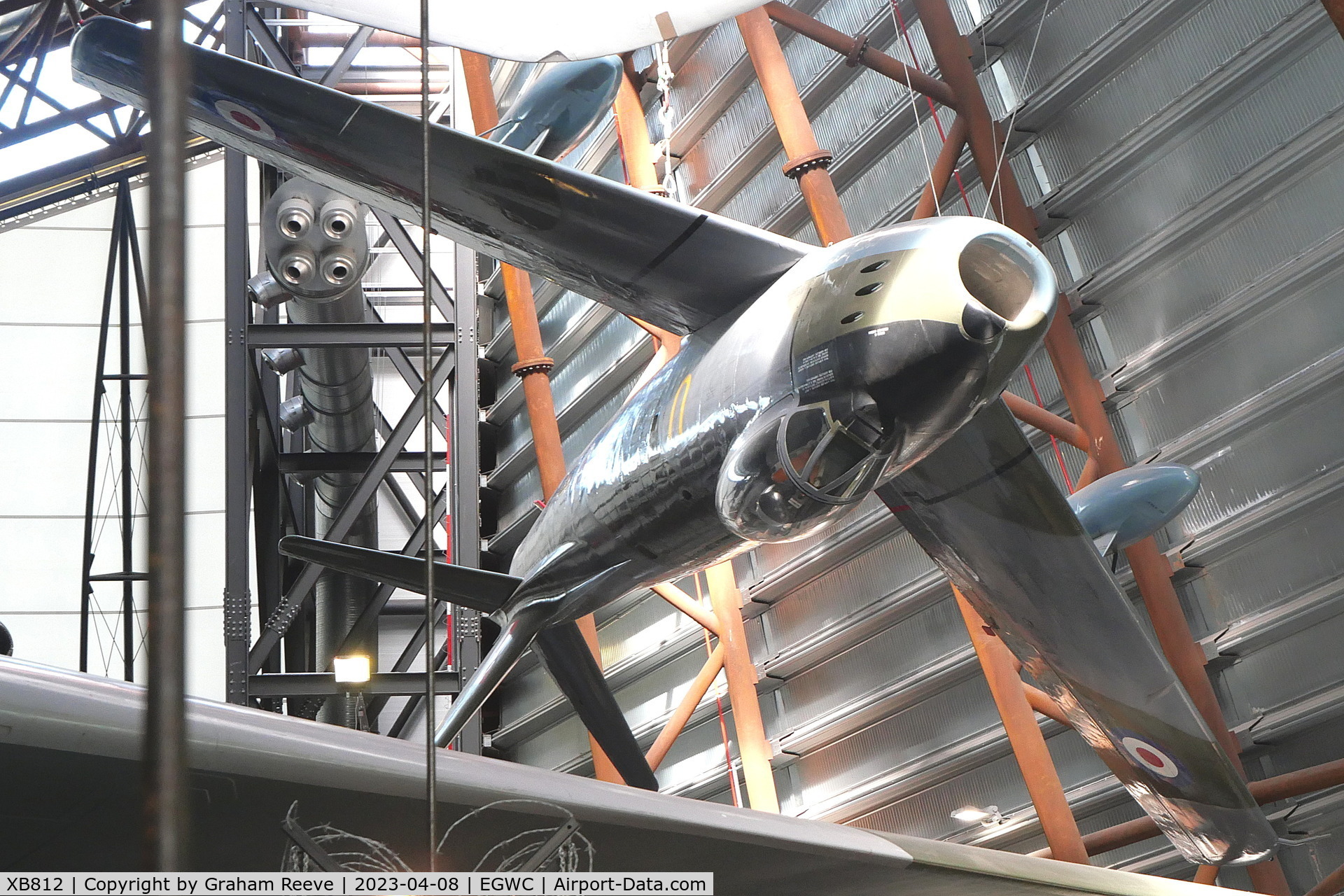 XB812, Canadair Sabre F.4 C/N 566, On display at the RAF Museum, Cosford.