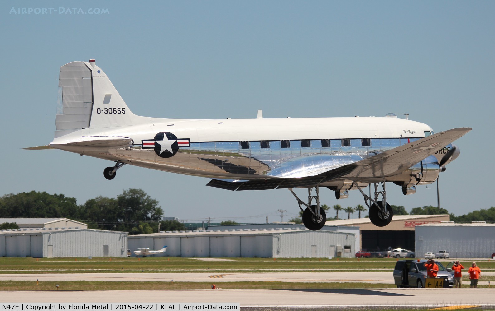 N47E, 1943 Douglas DC-3C (C-47A-60-DL) C/N 13816, Sun N Fun 2015 zx LAL