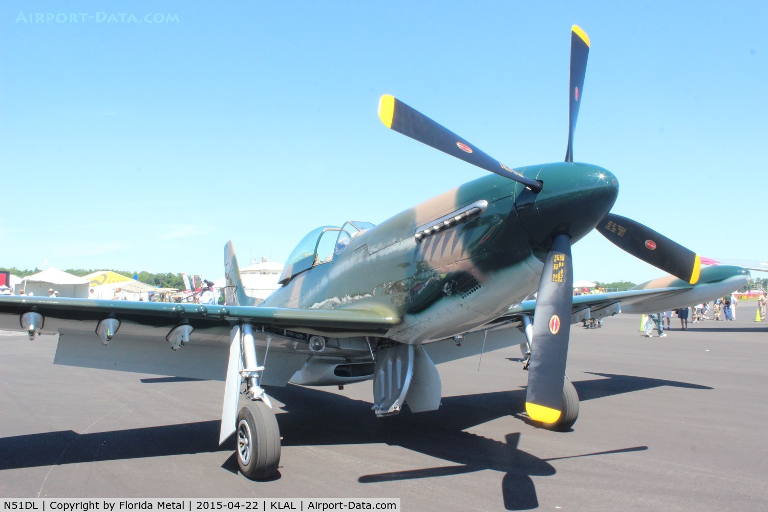 N51DL, 1944 North American P-51D Mustang C/N 26890, Sun N Fun 2015 zx