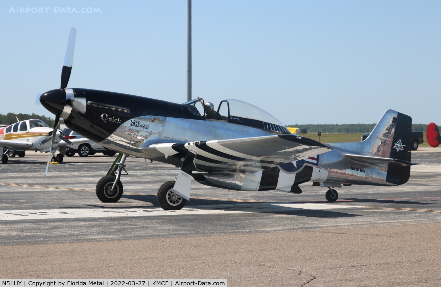 N51HY, 1944 North American P-51D Mustang C/N 45-11439, Quick Silver zx