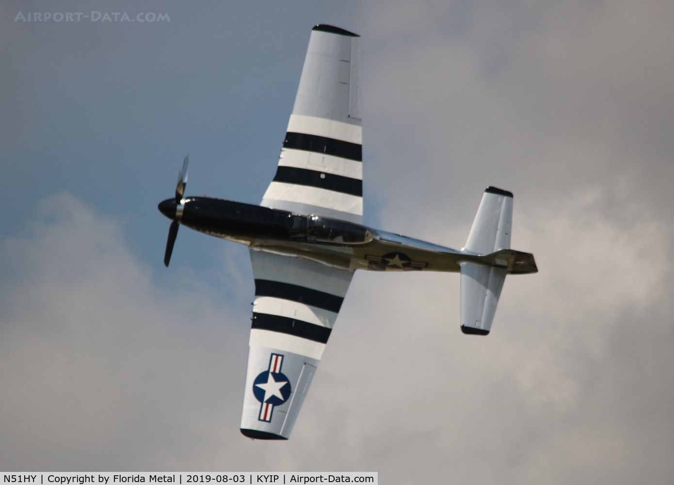 N51HY, 1944 North American P-51D Mustang C/N 45-11439, Thunder Over Michigan 2019 zx