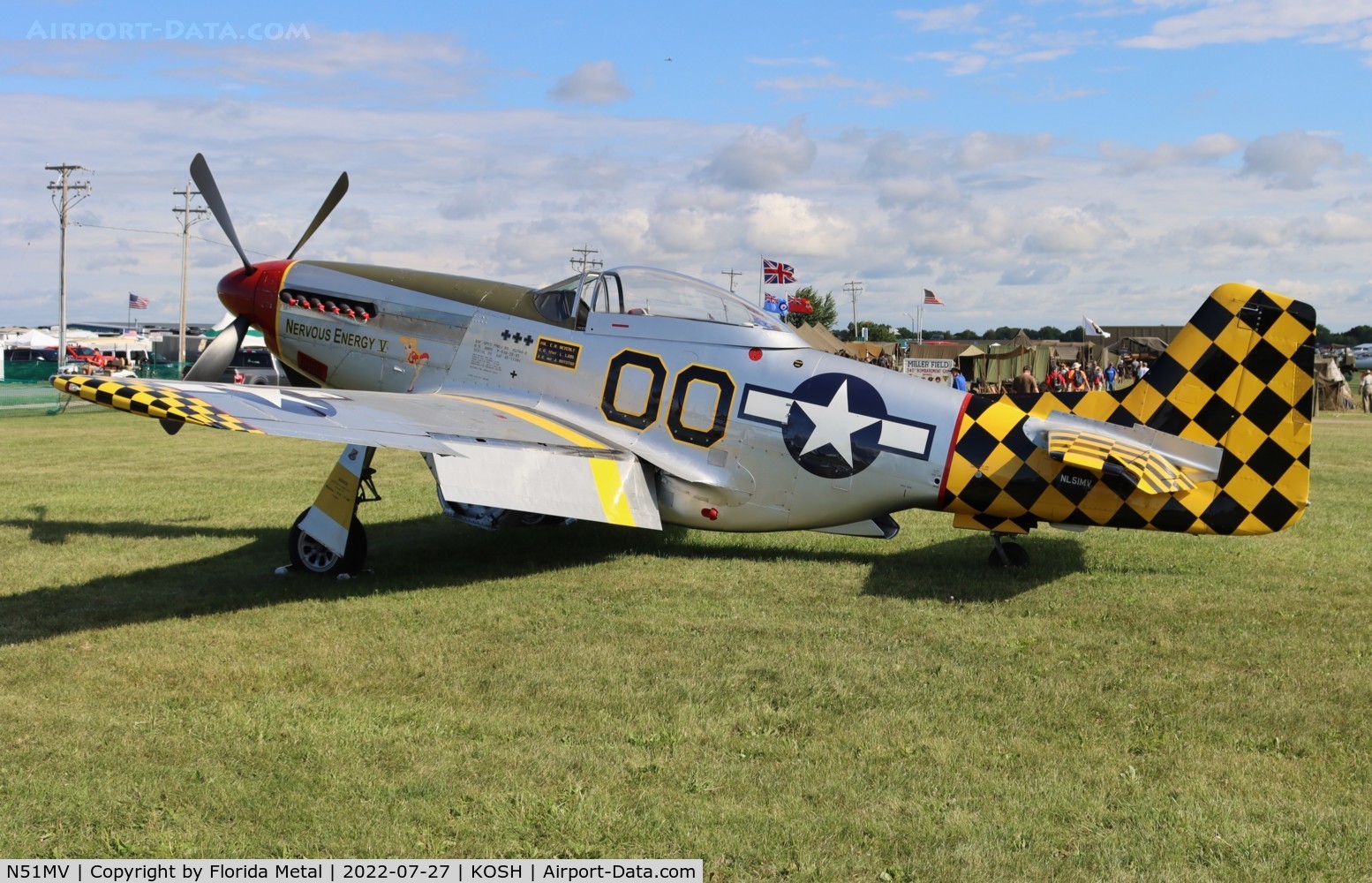 N51MV, 1945 North American F-51D Mustang C/N 45-11391, Now known as Nervous Energy V