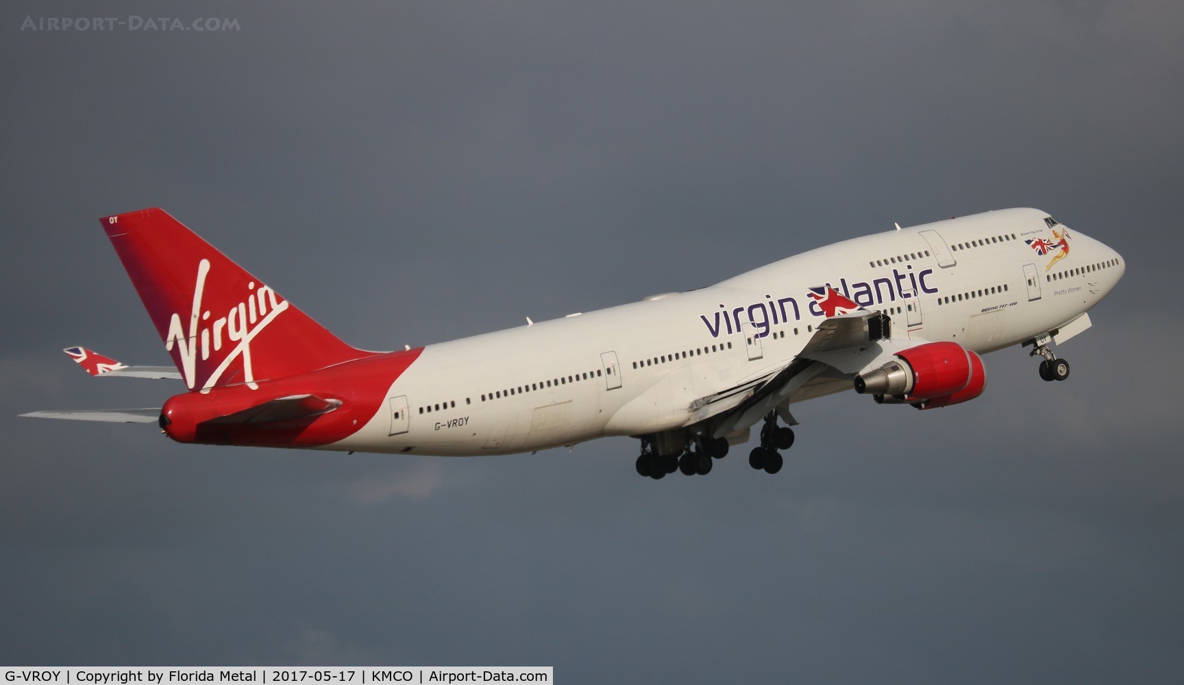 G-VROY, 2001 Boeing 747-443 C/N 32340, Virgin 744 zx