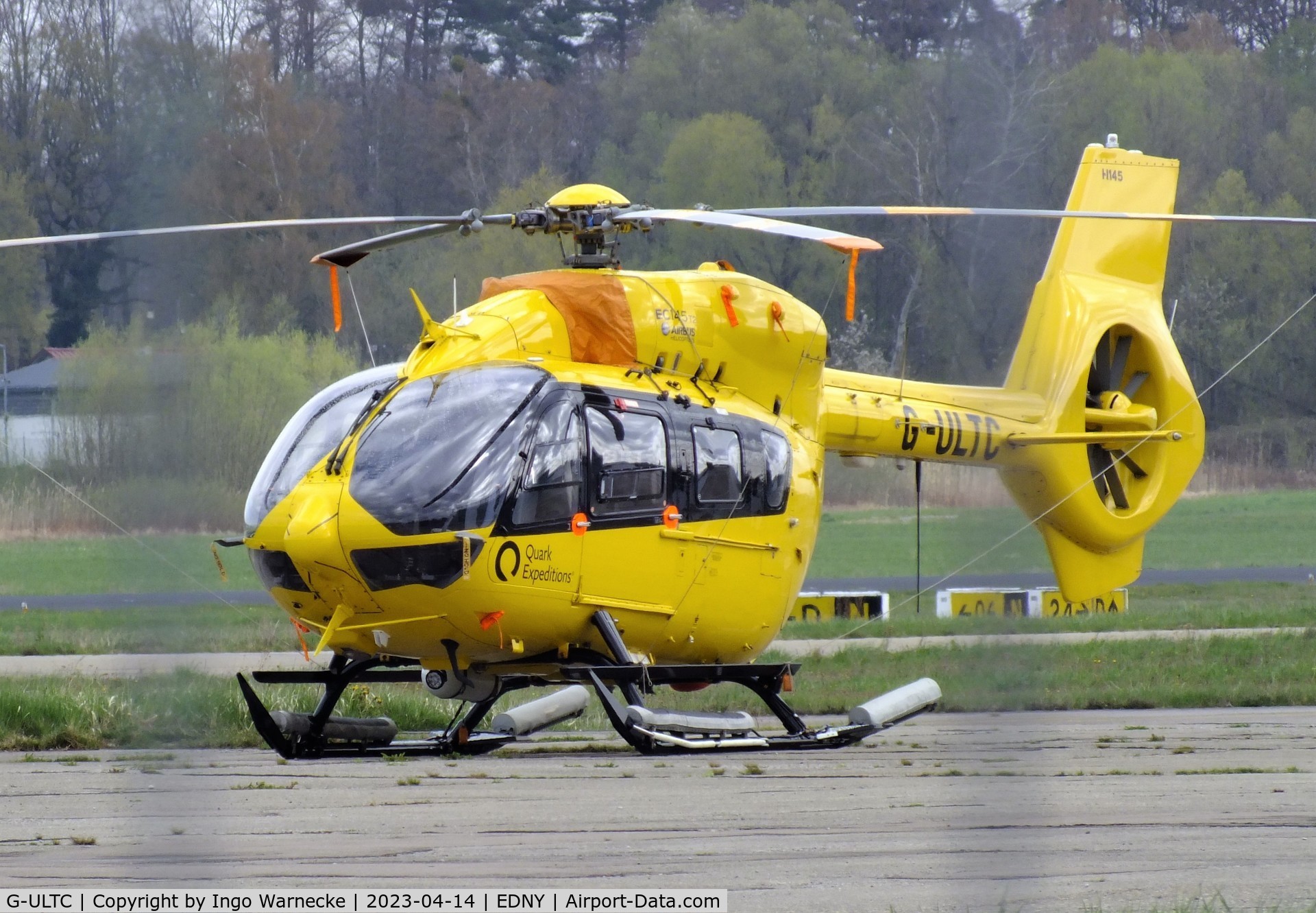 G-ULTC, 2016 Airbus Helicopters EC-145 (BK-117D-2) C/N 20090, Airbus Helicopters EC145 of Quark expeditions at Friedrichshafen-Bodensee airport