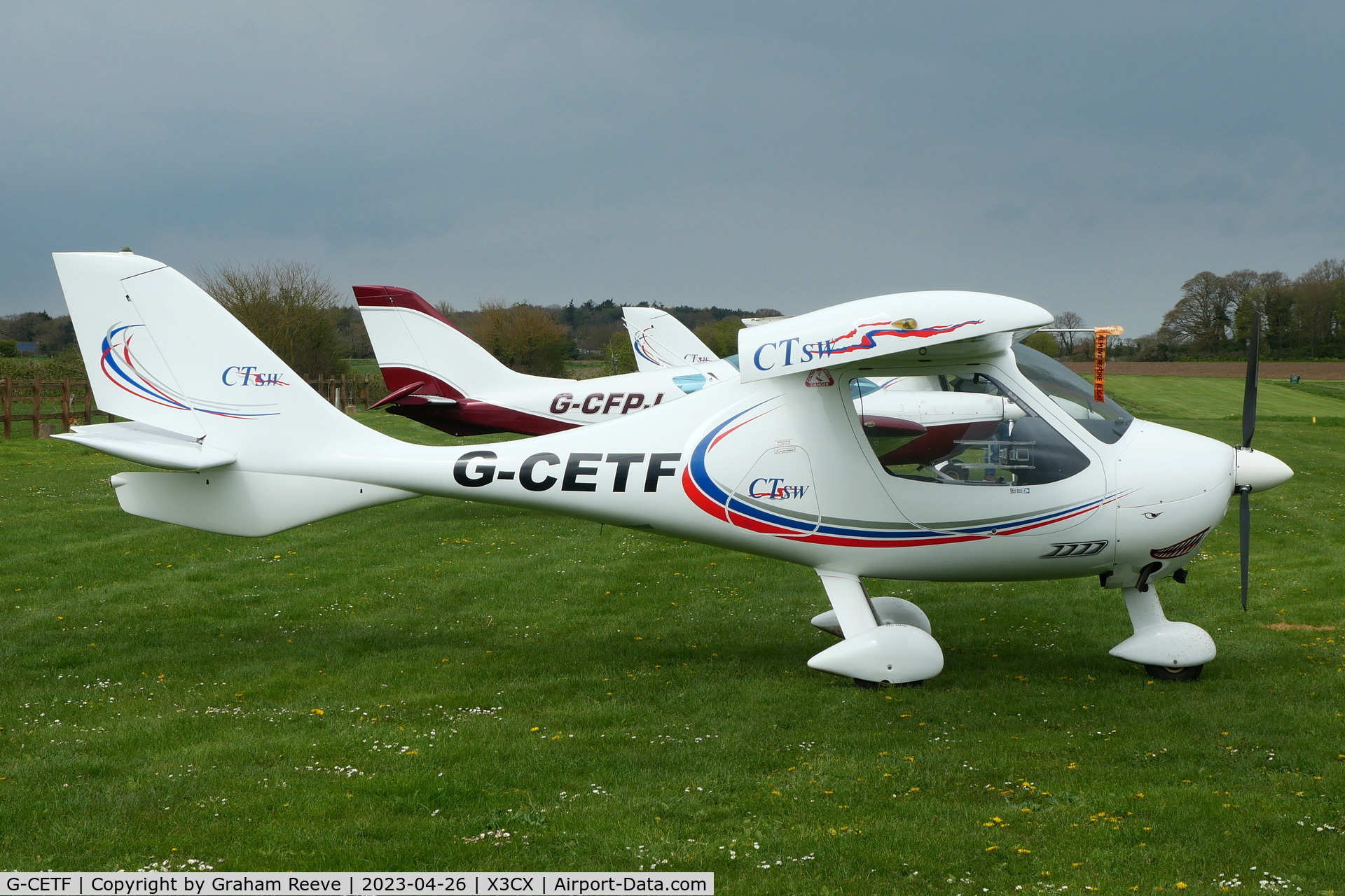 G-CETF, 2007 Flight Design CTSW C/N 8318, Parked at Northrepps.