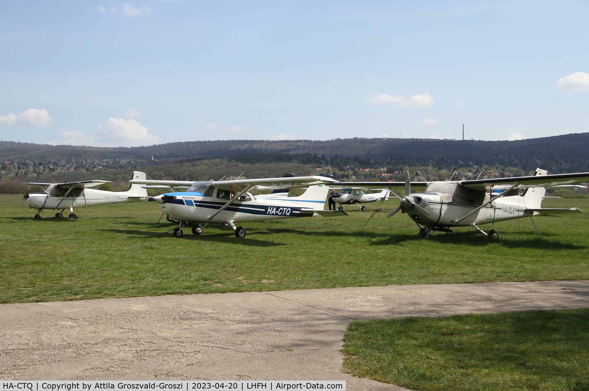 HA-CTQ, 1977 Reims F172N Skyhawk Skyhawk C/N 1638, LHFH - Farkashegy Airport, Budakeszi - Hungary