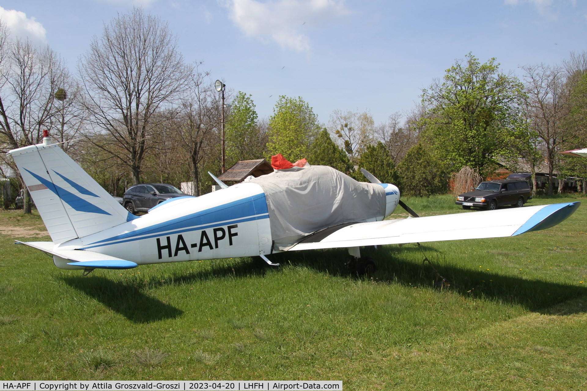 HA-APF, 1967 Piper PA-28-140 Cherokee C/N 28-23765, LHFH - Farkashegy Airport, Budakeszi - Hungary