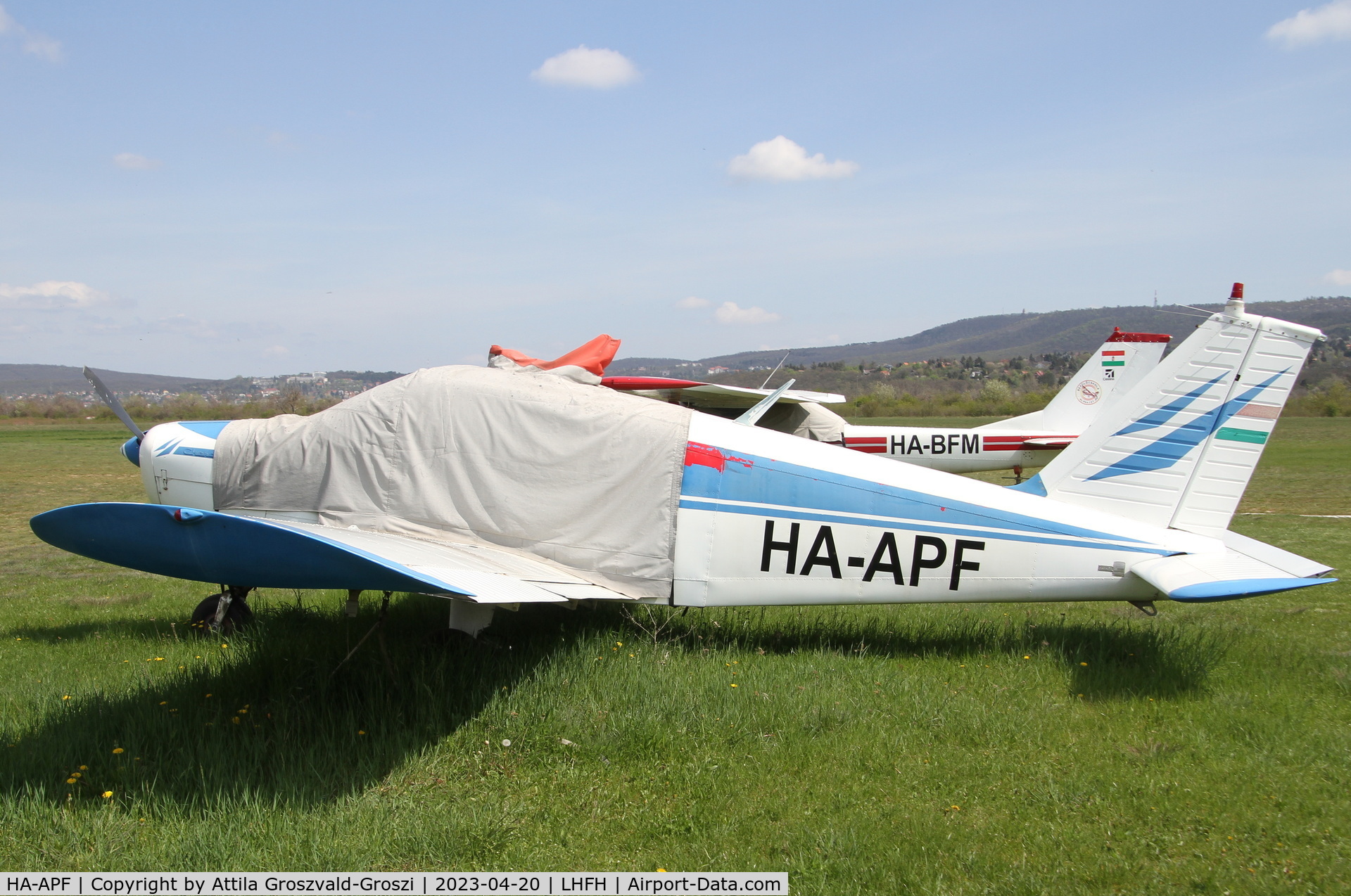 HA-APF, 1967 Piper PA-28-140 Cherokee C/N 28-23765, LHFH - Farkashegy Airport, Budakeszi - Hungary