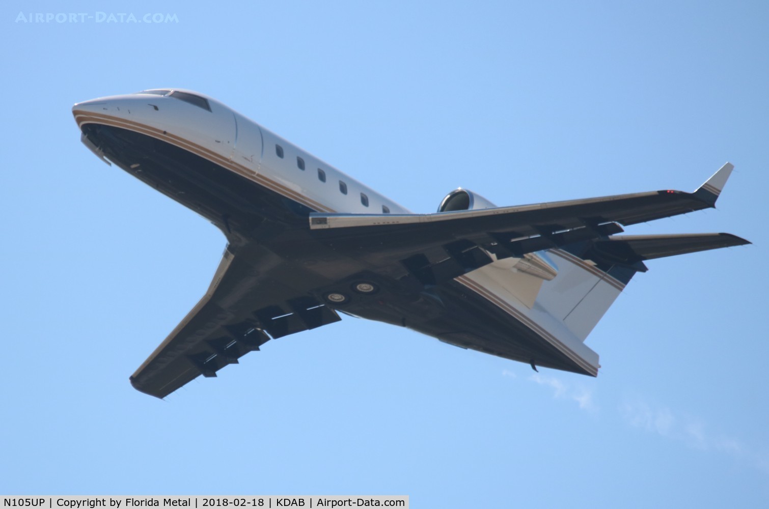 N105UP, 1987 Canadair Challenger 601 (CL-600-2A12) C/N 3066, Challenger 601 zx