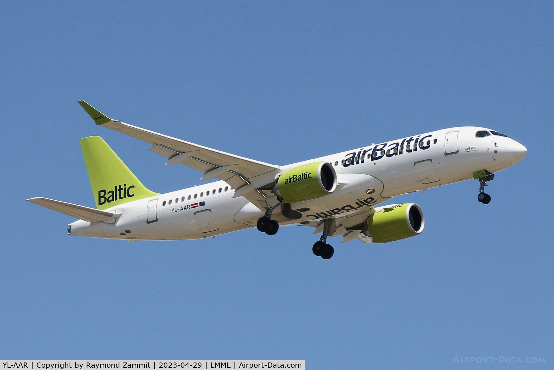 YL-AAR, 2019 Airbus A220-300 C/N 55053, A220 YL-AAR Air Baltic