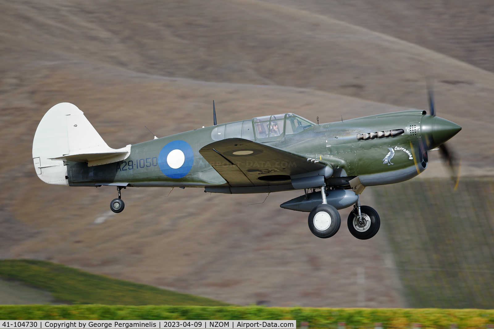 41-104730, 1943 Curtiss P-40N Warhawk C/N 28492, Classic Fighters Airshow 2023.
