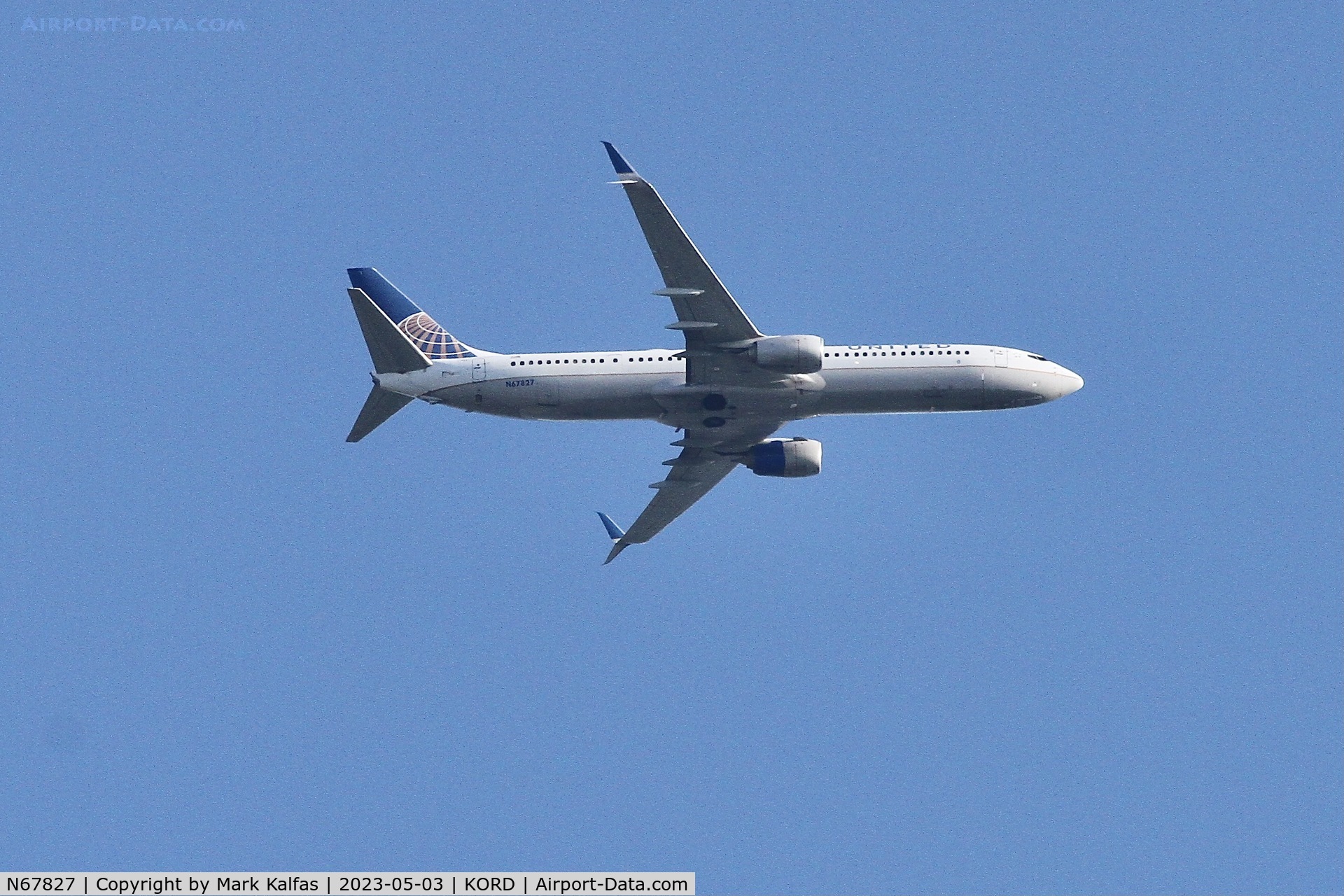 N67827, 2014 Boeing 737-924/ER C/N 44581, United Airlines Boeing 737-924/ER, N67827 arriving at ORD from MCO