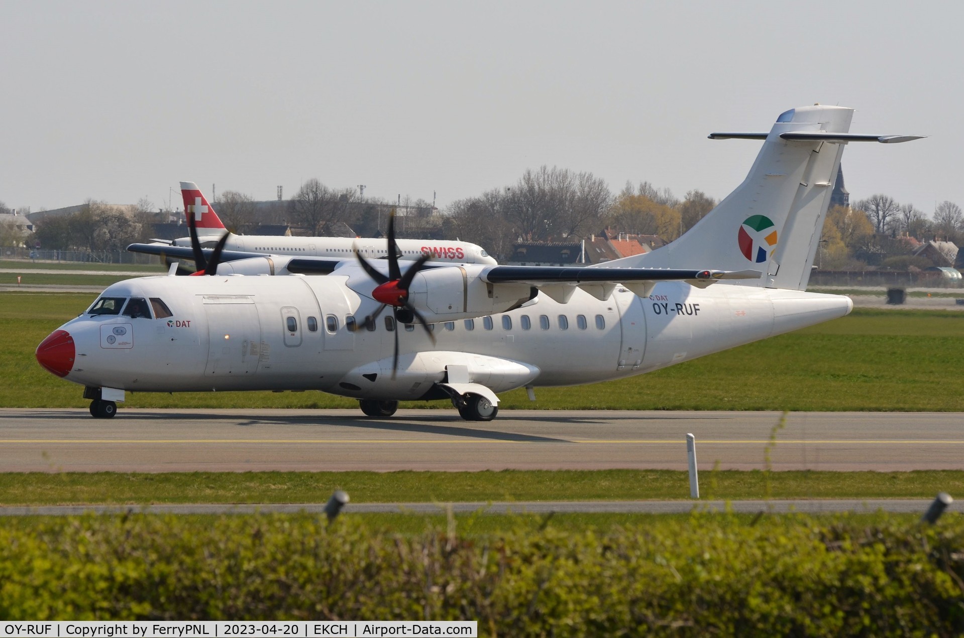 OY-RUF, 1997 ATR 42-500 C/N 515, Arrival of DAT ATR42