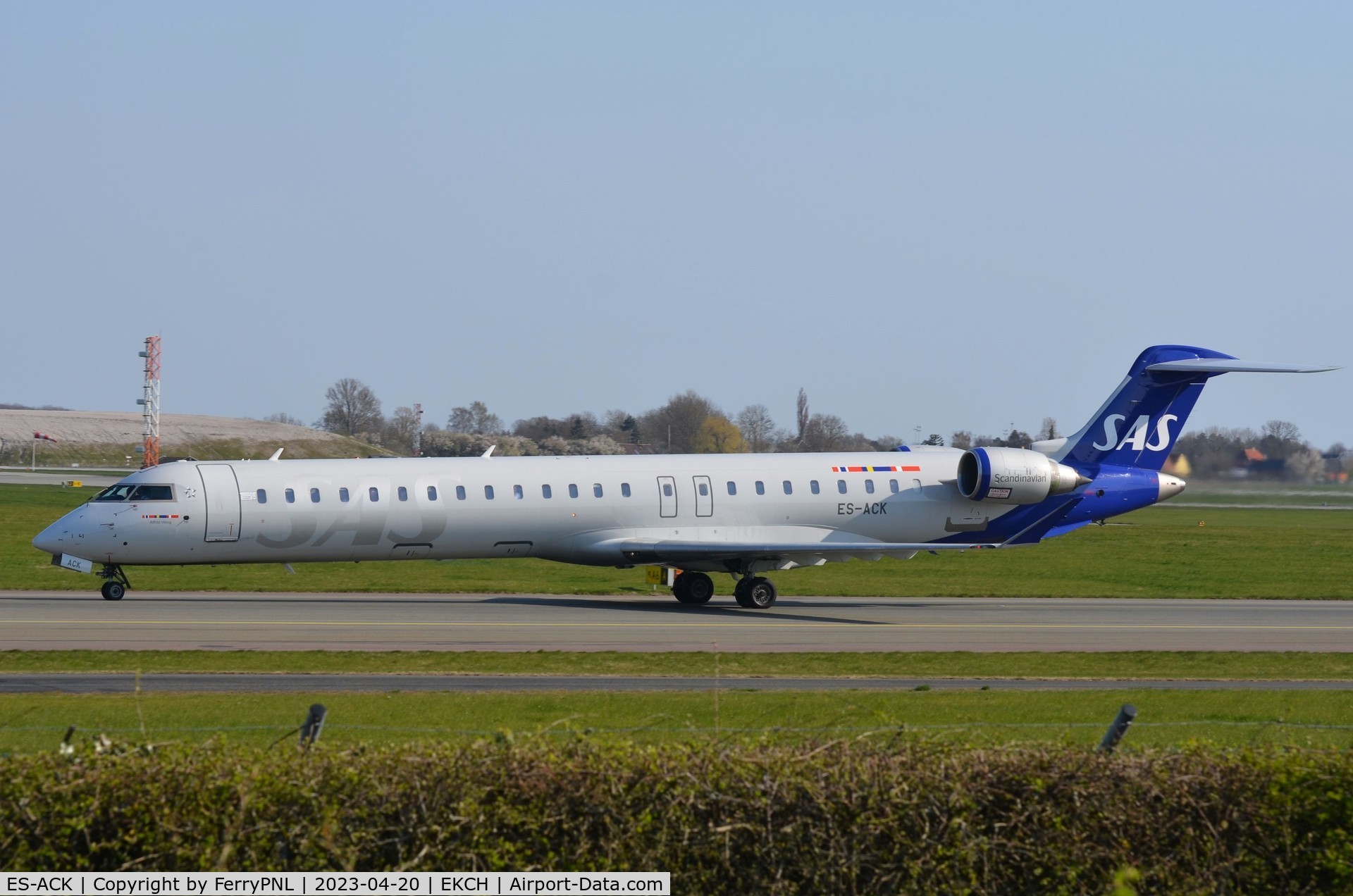 ES-ACK, 2009 Bombardier CRJ-900 (CL-600-2D24) C/N 15211, Arrival of SAS CL900 operated by Xfly