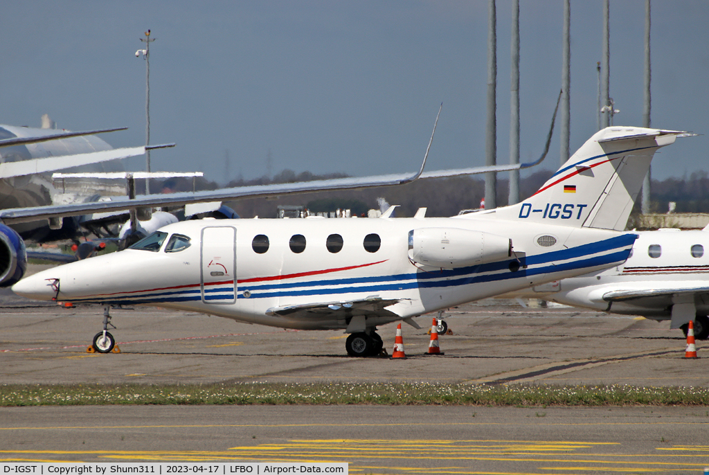 D-IGST, 2006 Raytheon 390 Premier IA C/N RB-152, Parked at the General Aviation area...