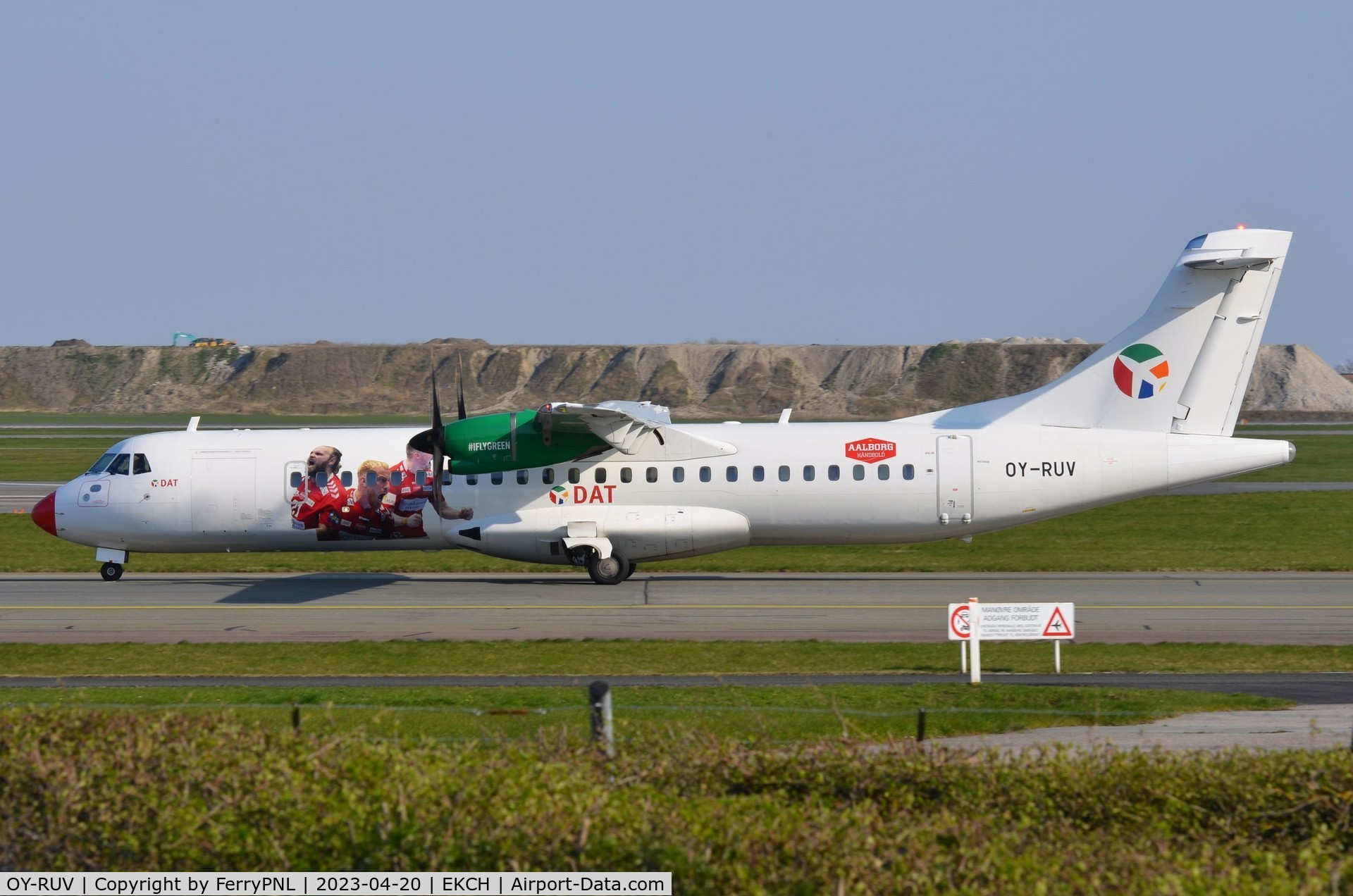 OY-RUV, 2018 ATR 72-600 C/N 1527, Arrival of DAT ATR72