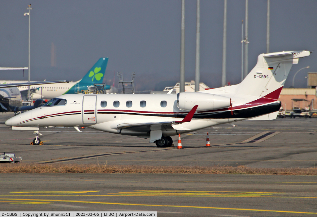 D-CBBS, 2016 Embraer EMB-505 Phenom 300 C/N 50500343, Parked at the General Aviation area...