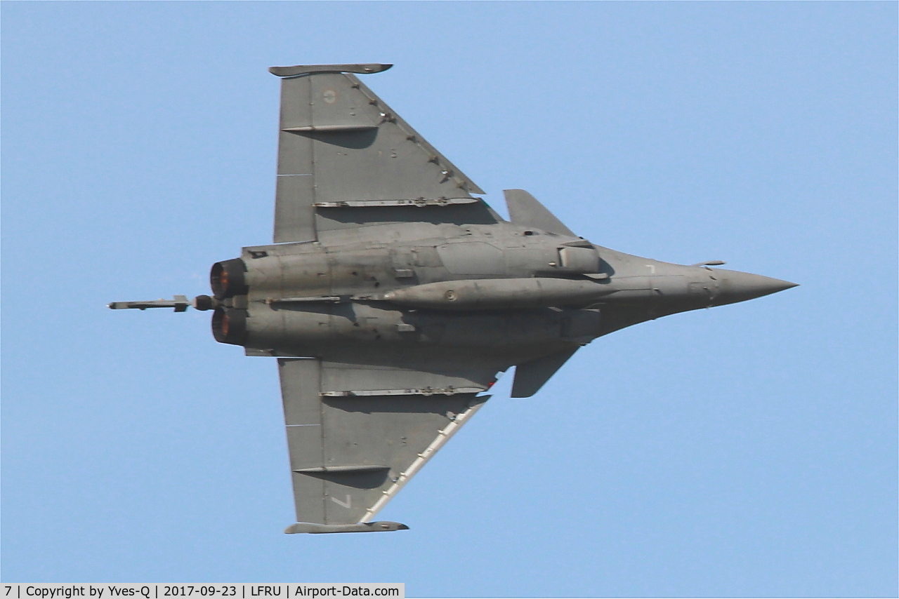 7, Dassault Rafale M C/N 7, Dassault Rafale M, On display, Morlaix-Ploujean airport (LFRU-MXN) Air show 2017