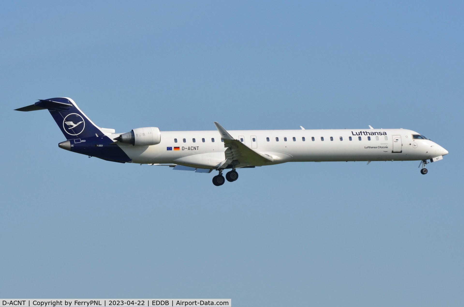 D-ACNT, 2011 Bombardier CRJ-900 NG (CL-600-2D24) C/N 15264, Landing of Lufthansa Cityline CL900