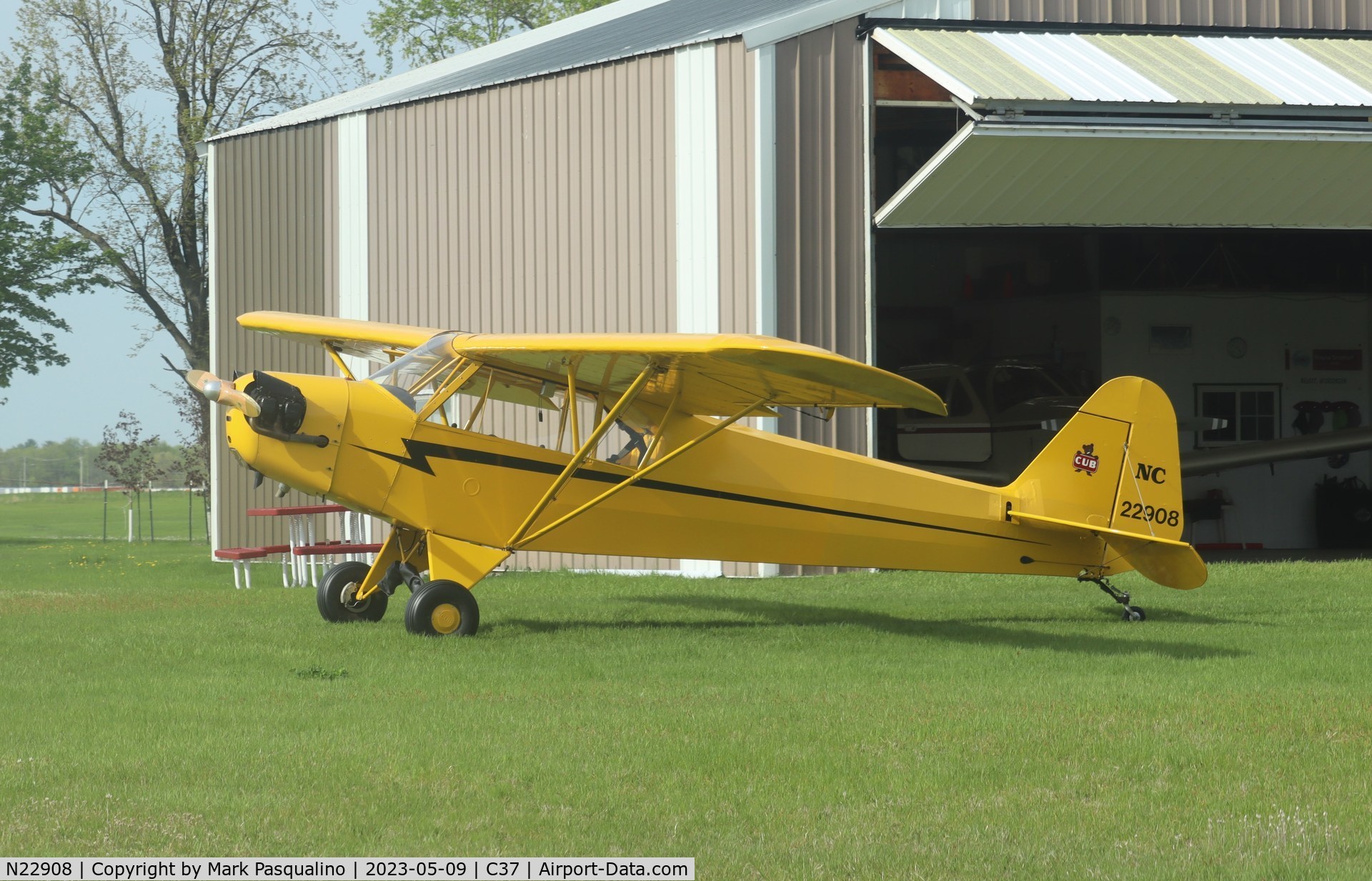 N22908, 1939 Piper J3C-65 Cub C/N 2818, Piper J3C-65