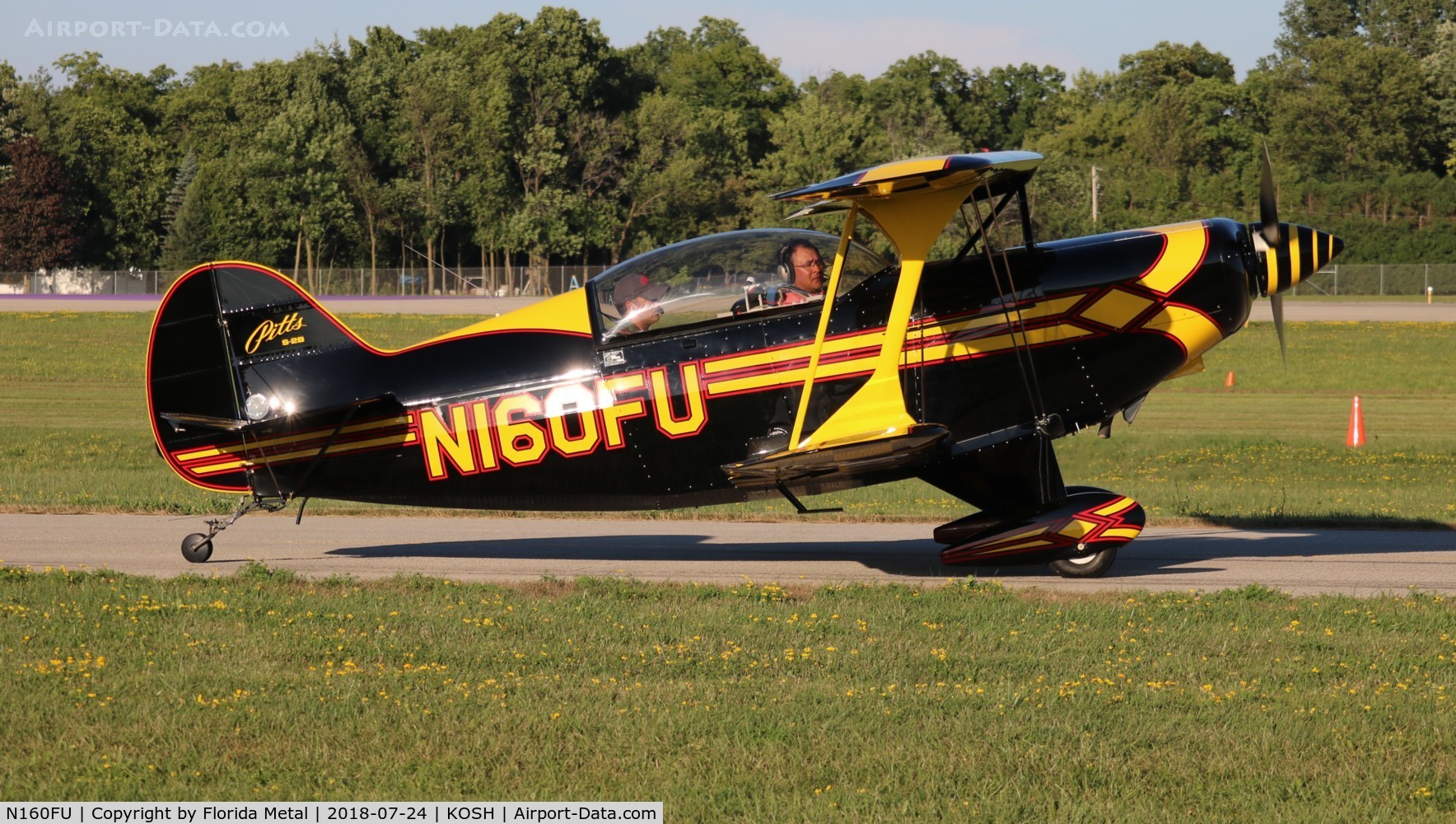 N160FU, 1983 Aerotek Pitts S-2B Special C/N 5021, Pitts S-2 zx
