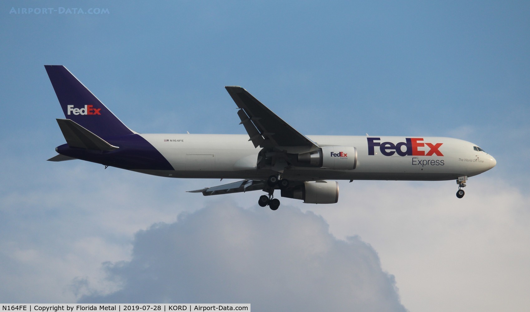 N164FE, 2018 Boeing 767-300F C/N 43554, FedEx 767-300F zx